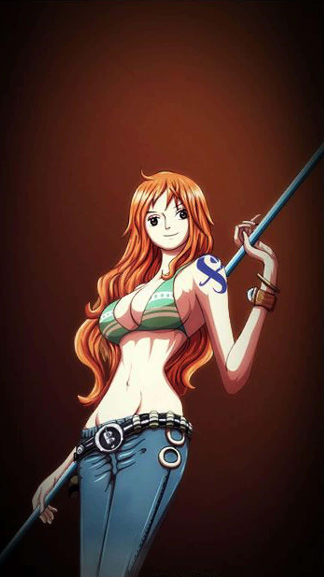 Временной скачок образ Нами One Piece Обои