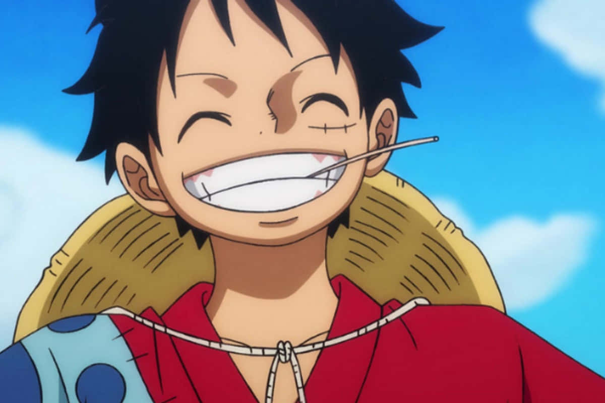 Улыбающийся Луффи из аниме One Piece Обои