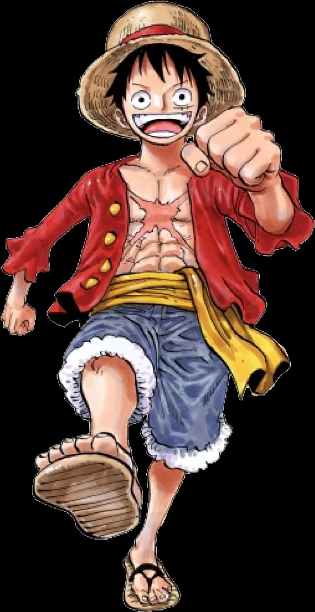 Луффи персонаж аниме One Piece Обои