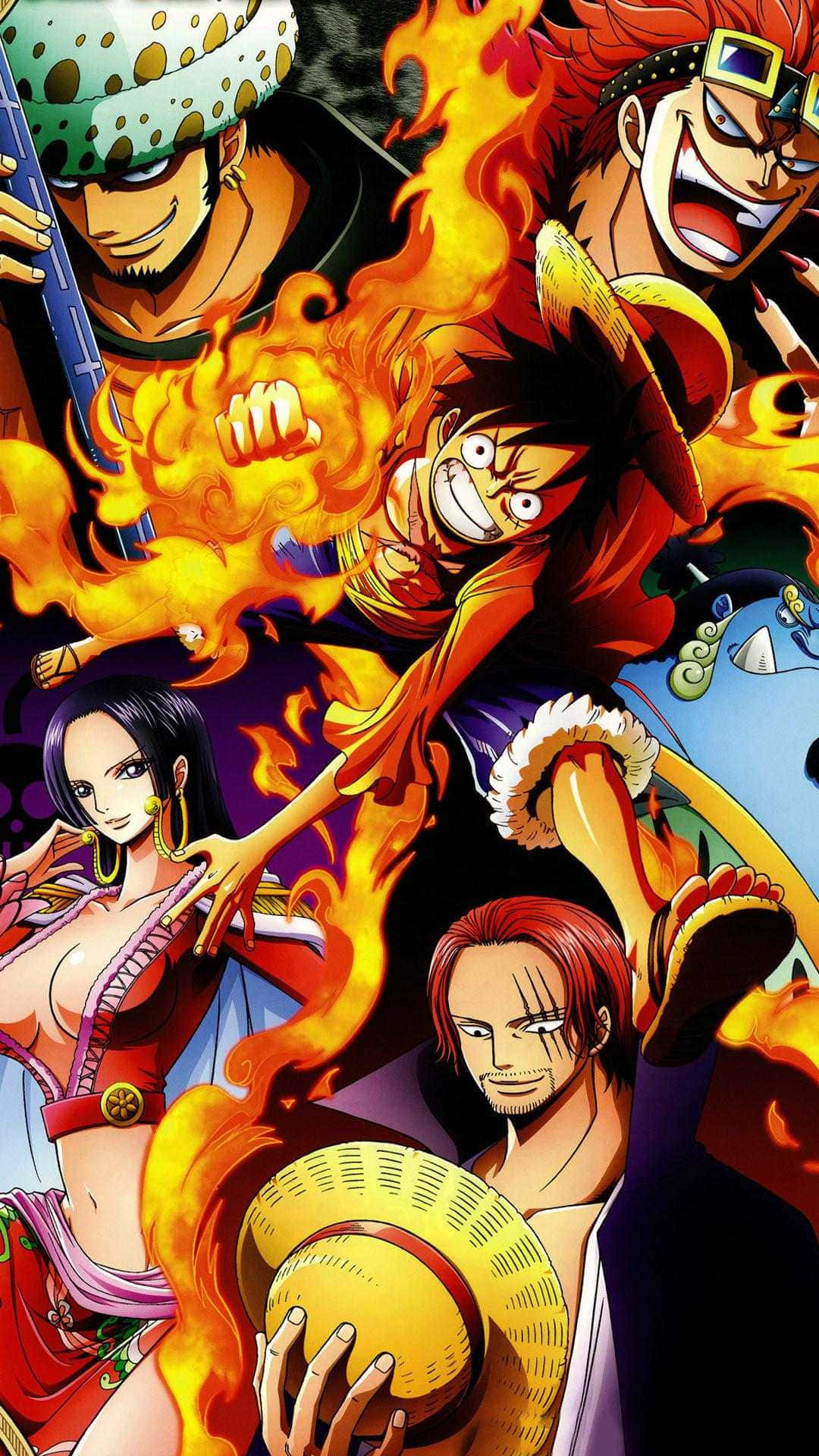 Постер с персонажем One Piece Обои