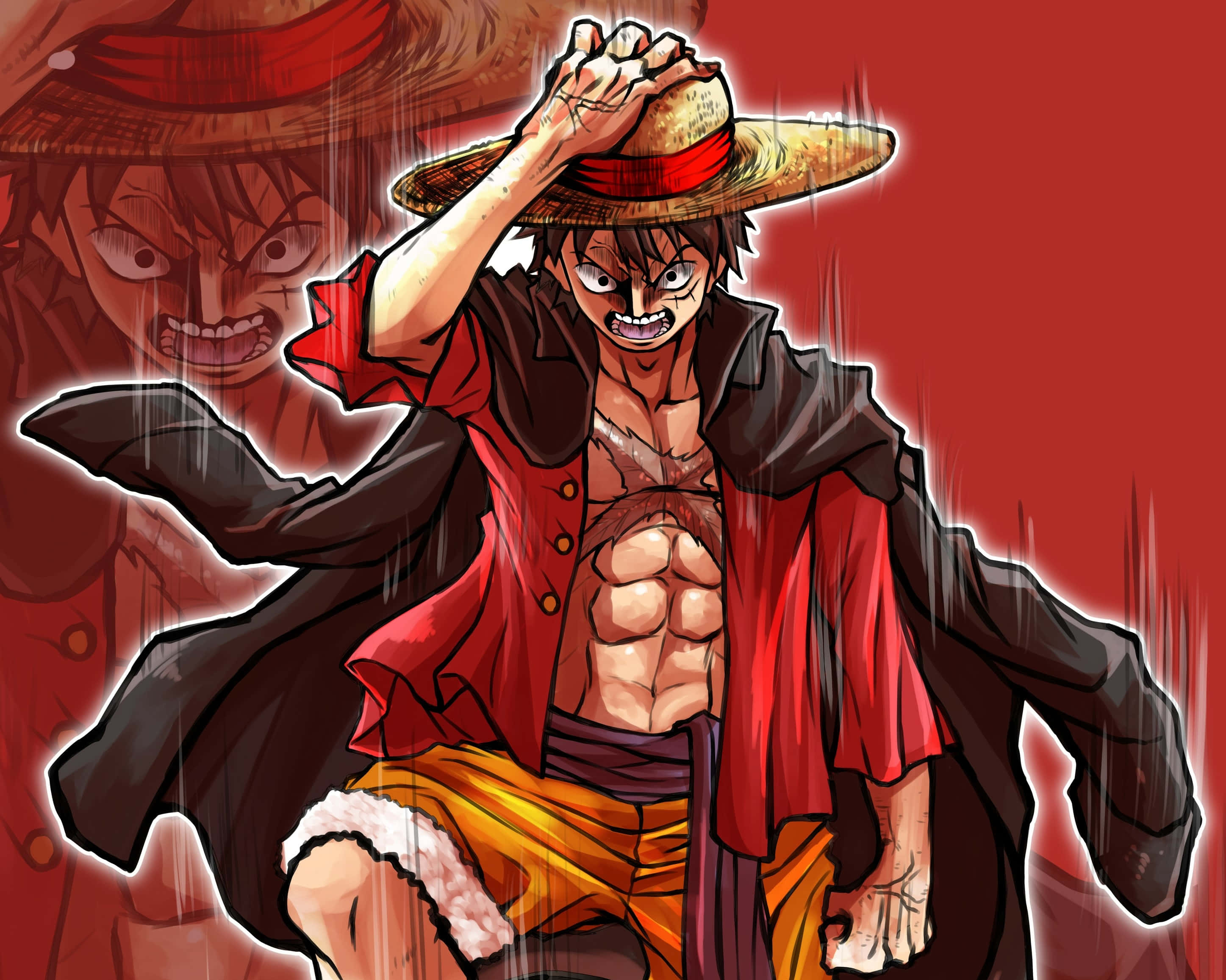 Монки Д. Луффи, главный герой One Piece Обои
