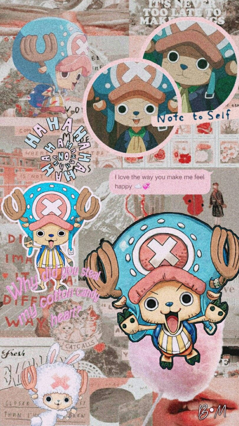 Милый Чоппер Эстетика One Piece Обои