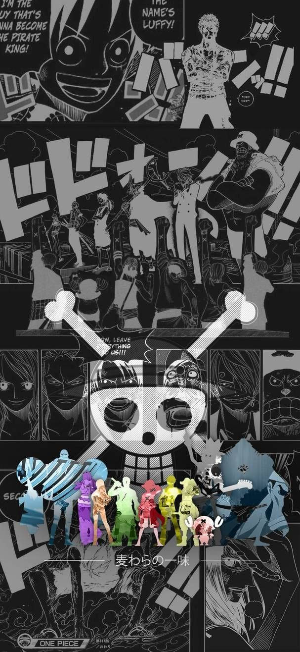 Эстетичные пираты из манги One Piece Обои