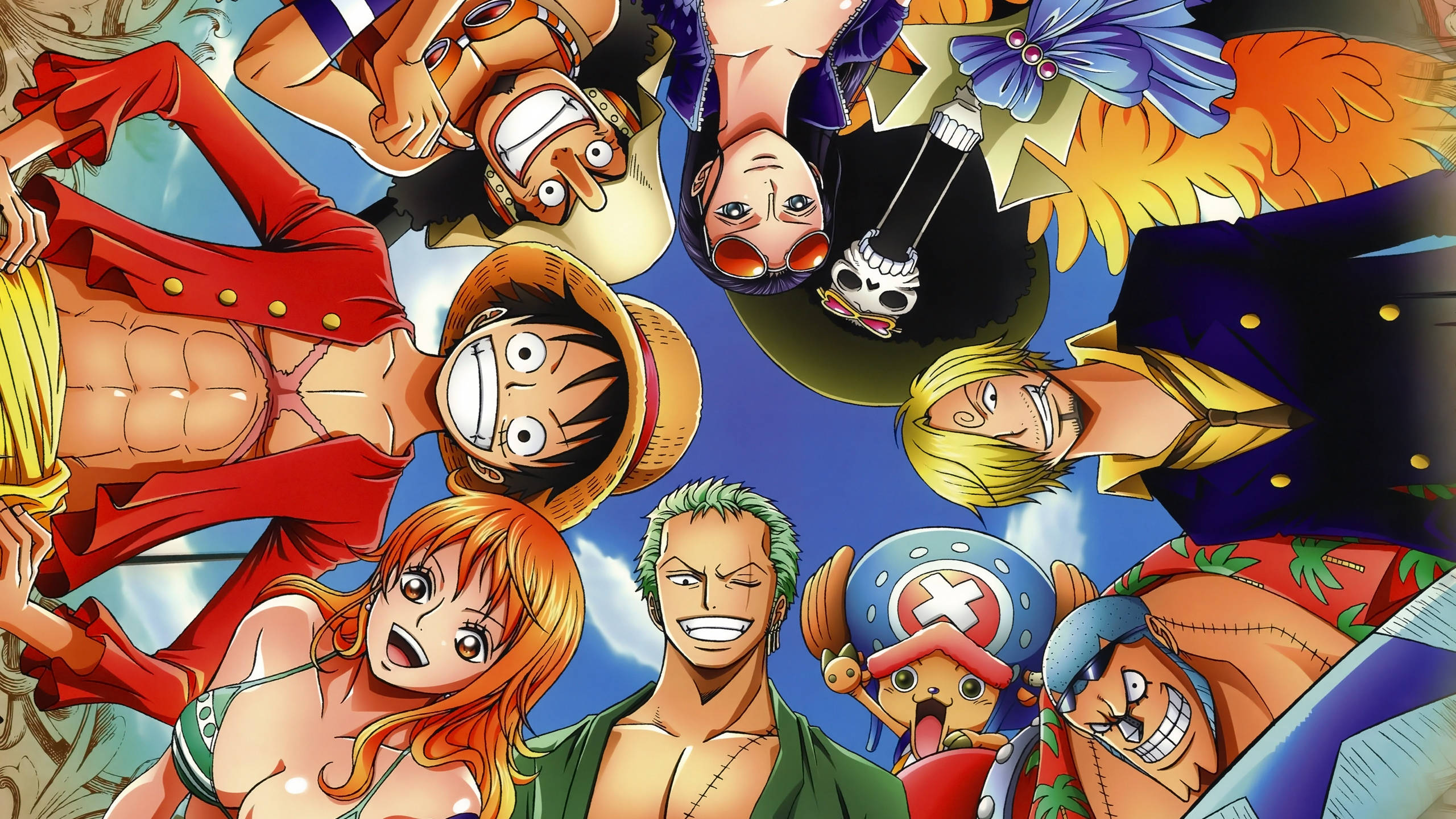 Соломенная Шляпа группа One Piece для рабочего стола Обои