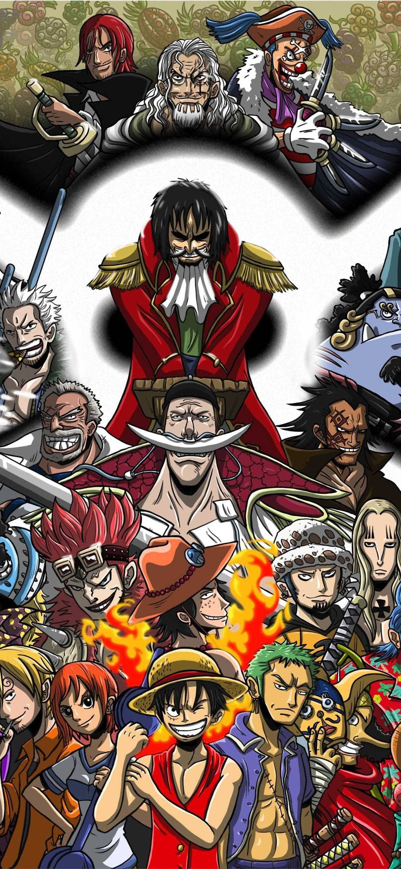 One Piece Ключевой арт для iPhone Обои