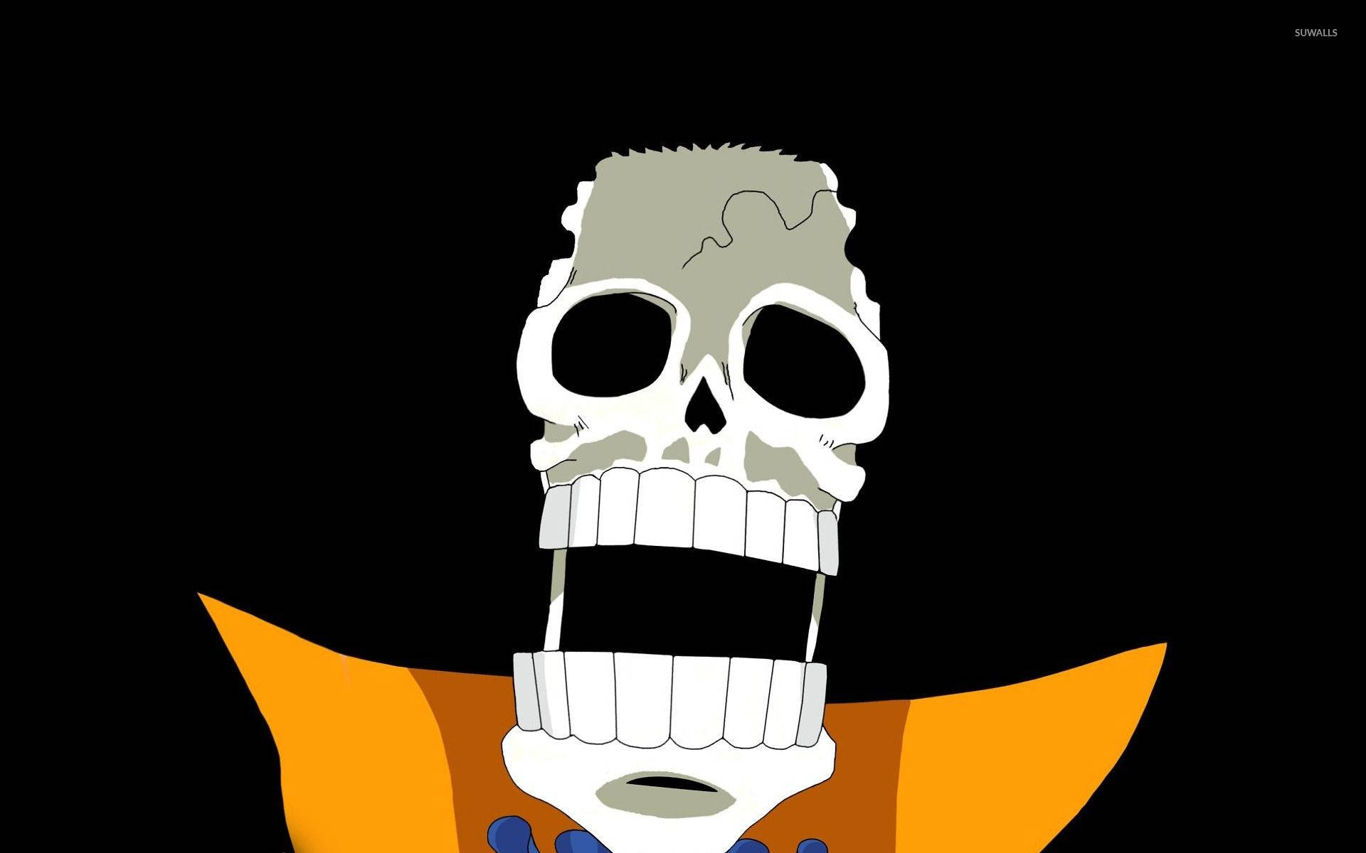 Предложено: «Брук из One Piece отправляется в новое приключение!» Обои