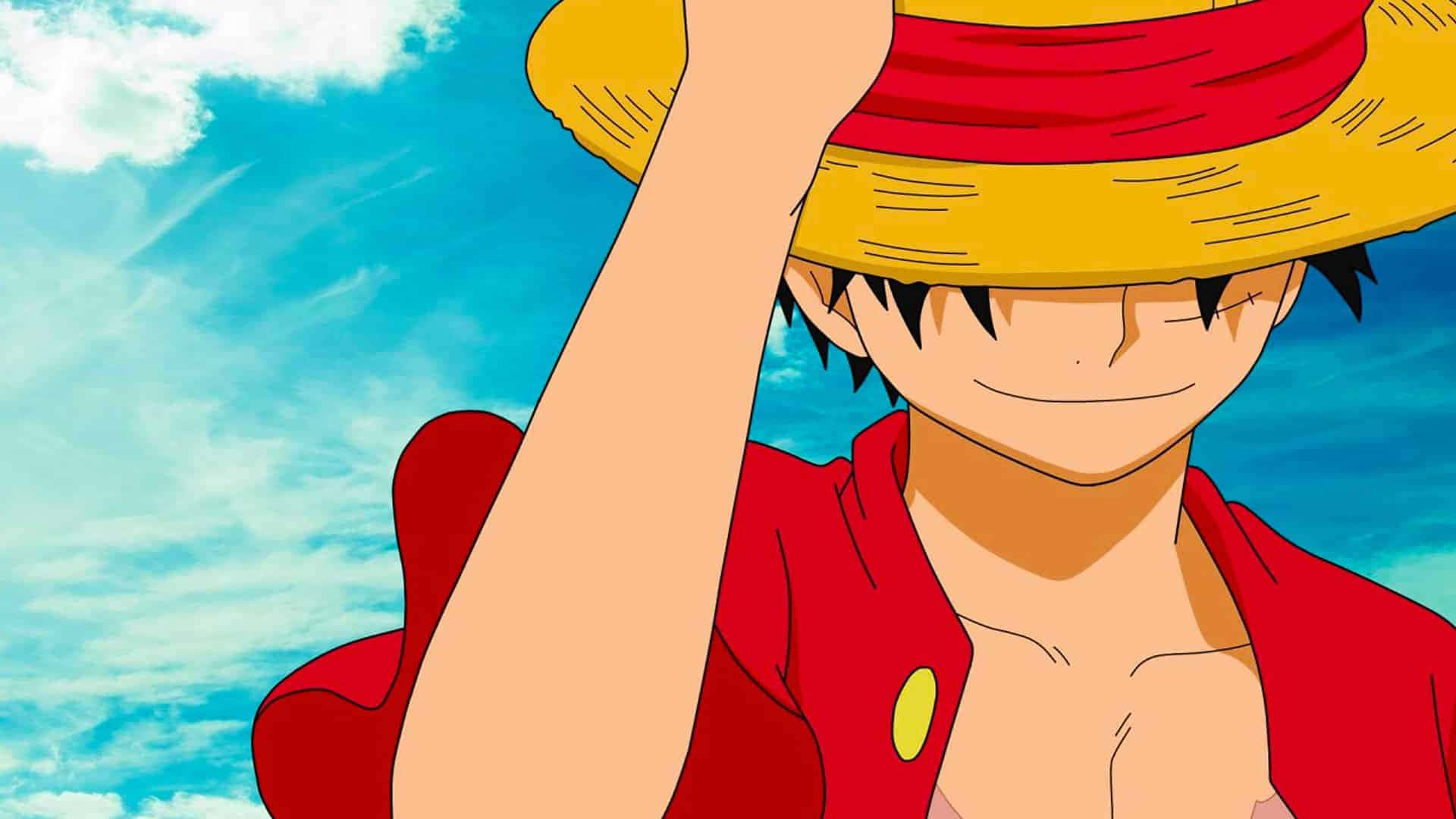 Улыбающийся Луффи из аниме One Piece Обои