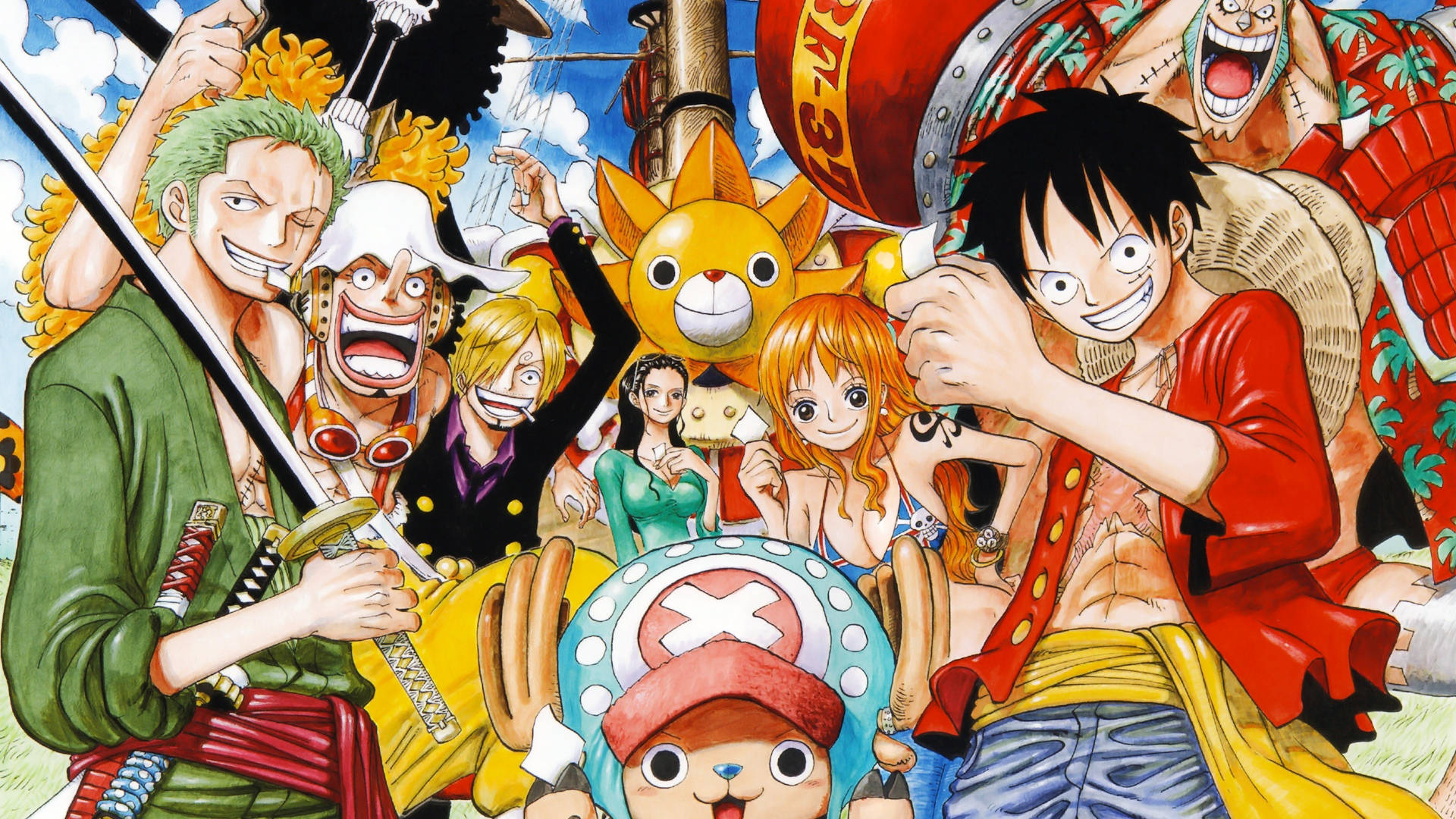 Главные герои One Piece PFP Обои