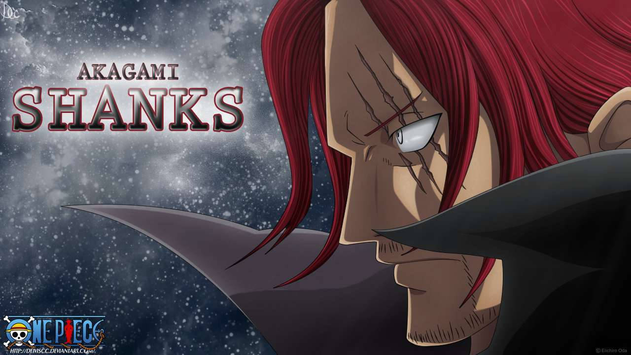 Крутой Акагами Шанкс One Piece Обои