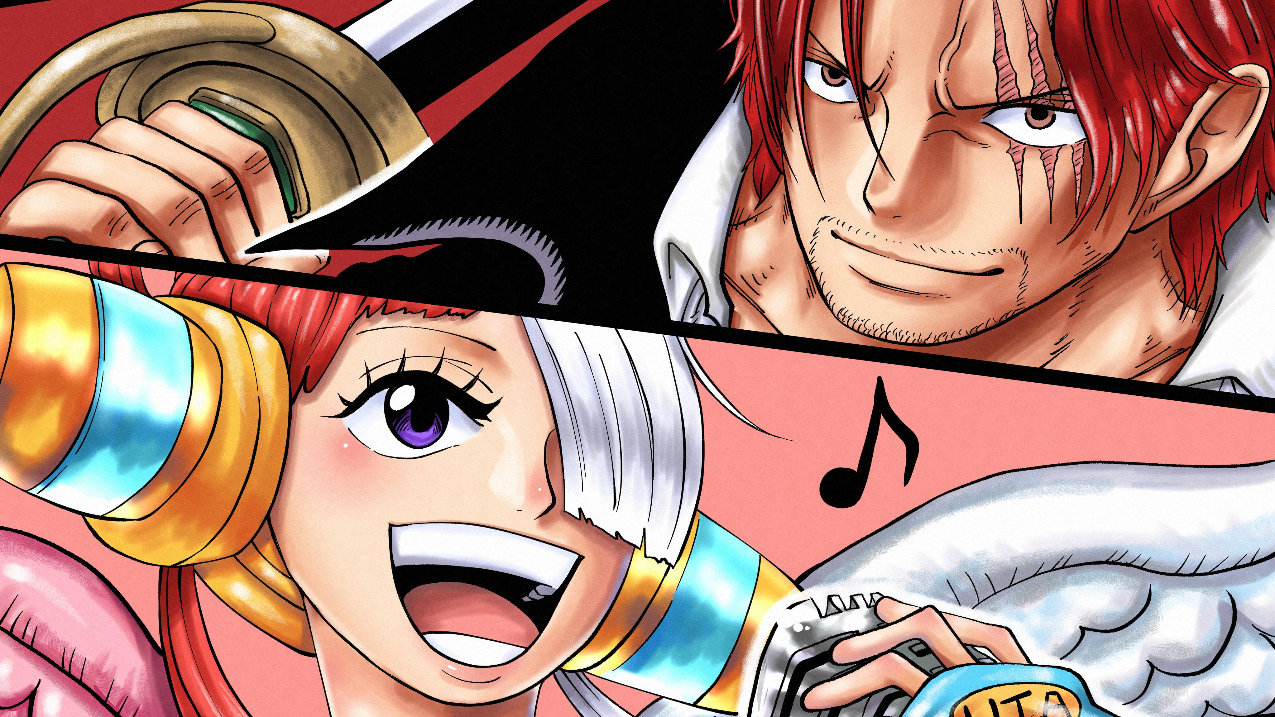 Нами и Шанкс One Piece обои для рабочего стола Обои