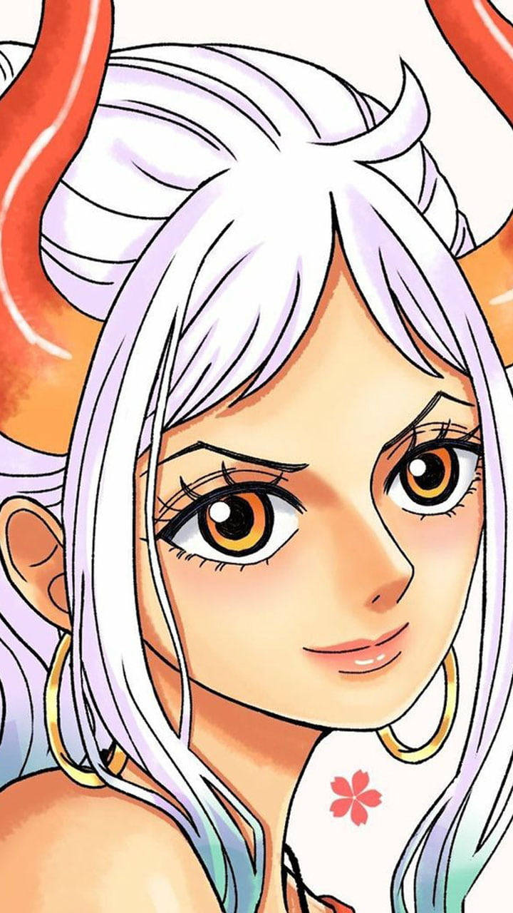 Крупный план Ямато из One Piece Обои
