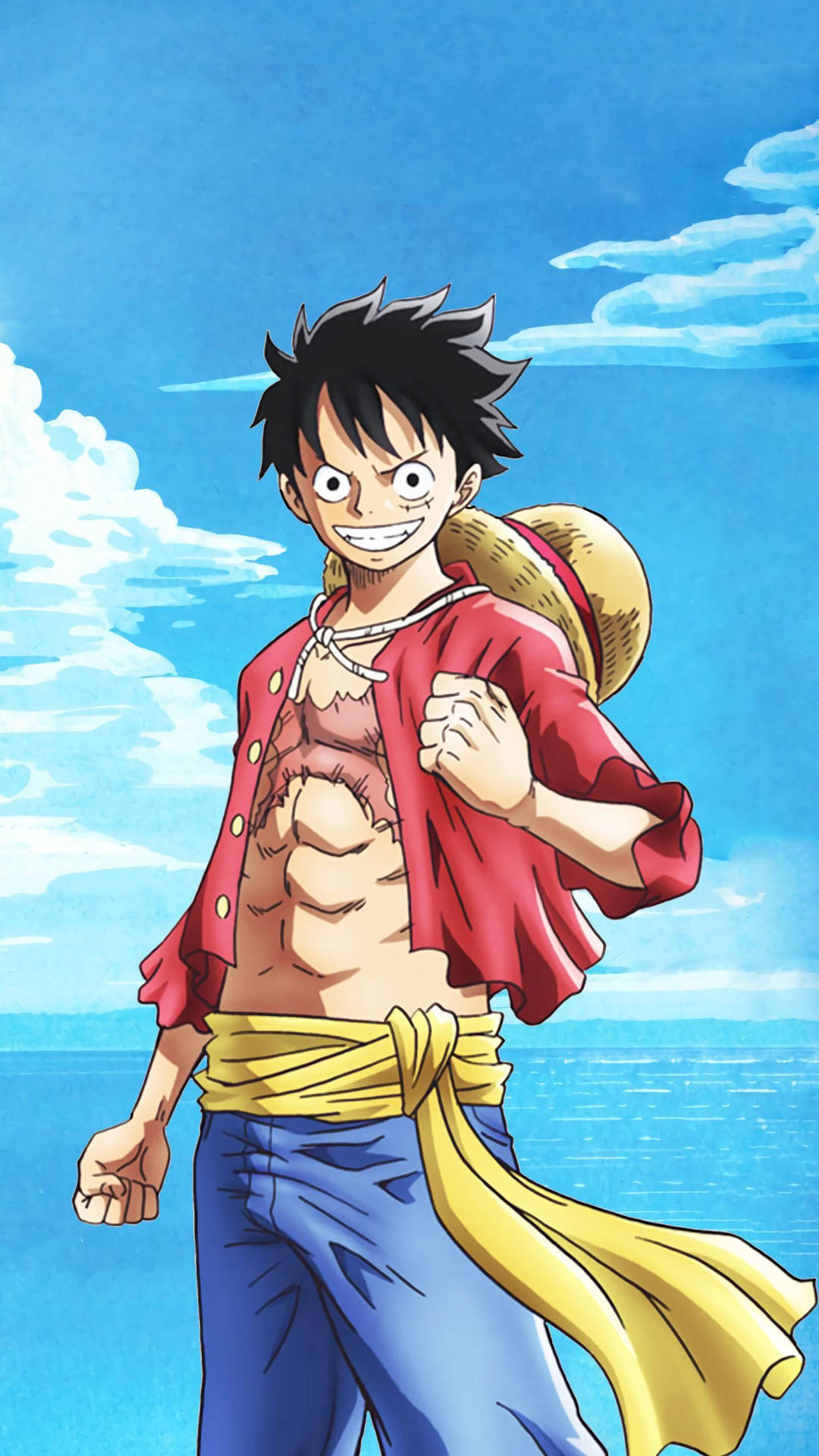 Обои One Piece Луффи iPhone