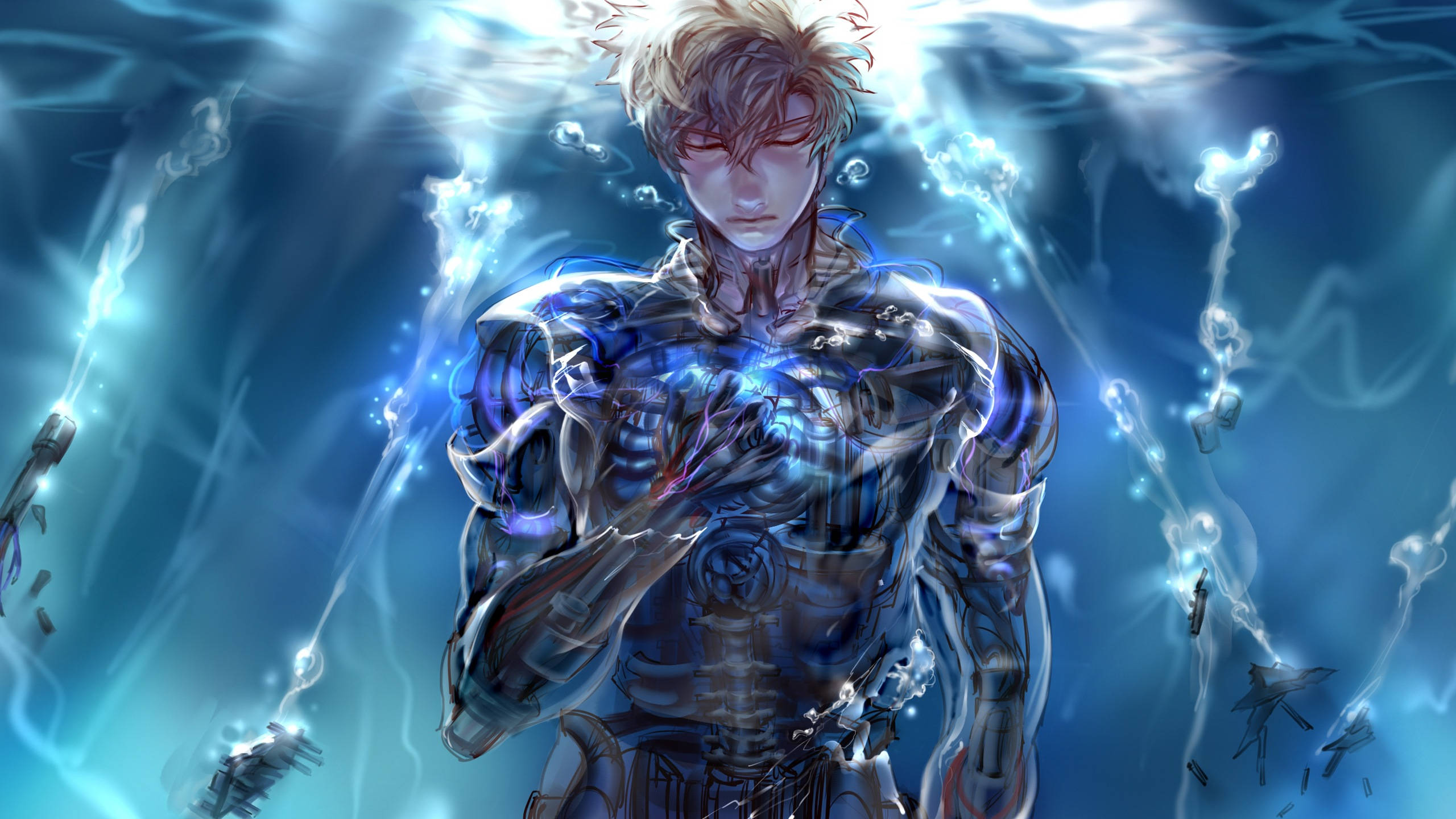 Персонажи аниме One Punch Man Обои