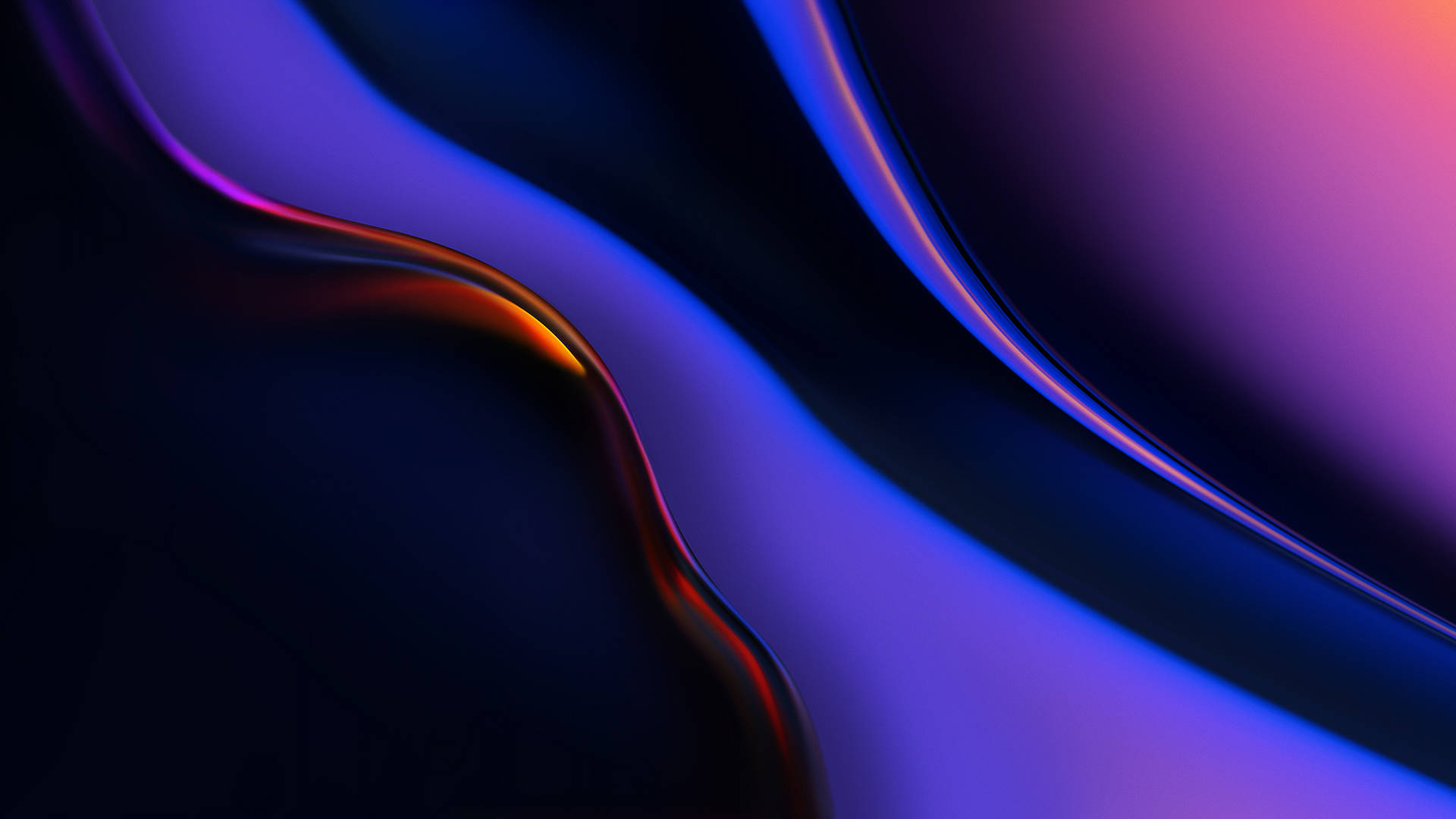 Стильный Смартфон OnePlus на Сине-Фиолетовом Фоне Обои