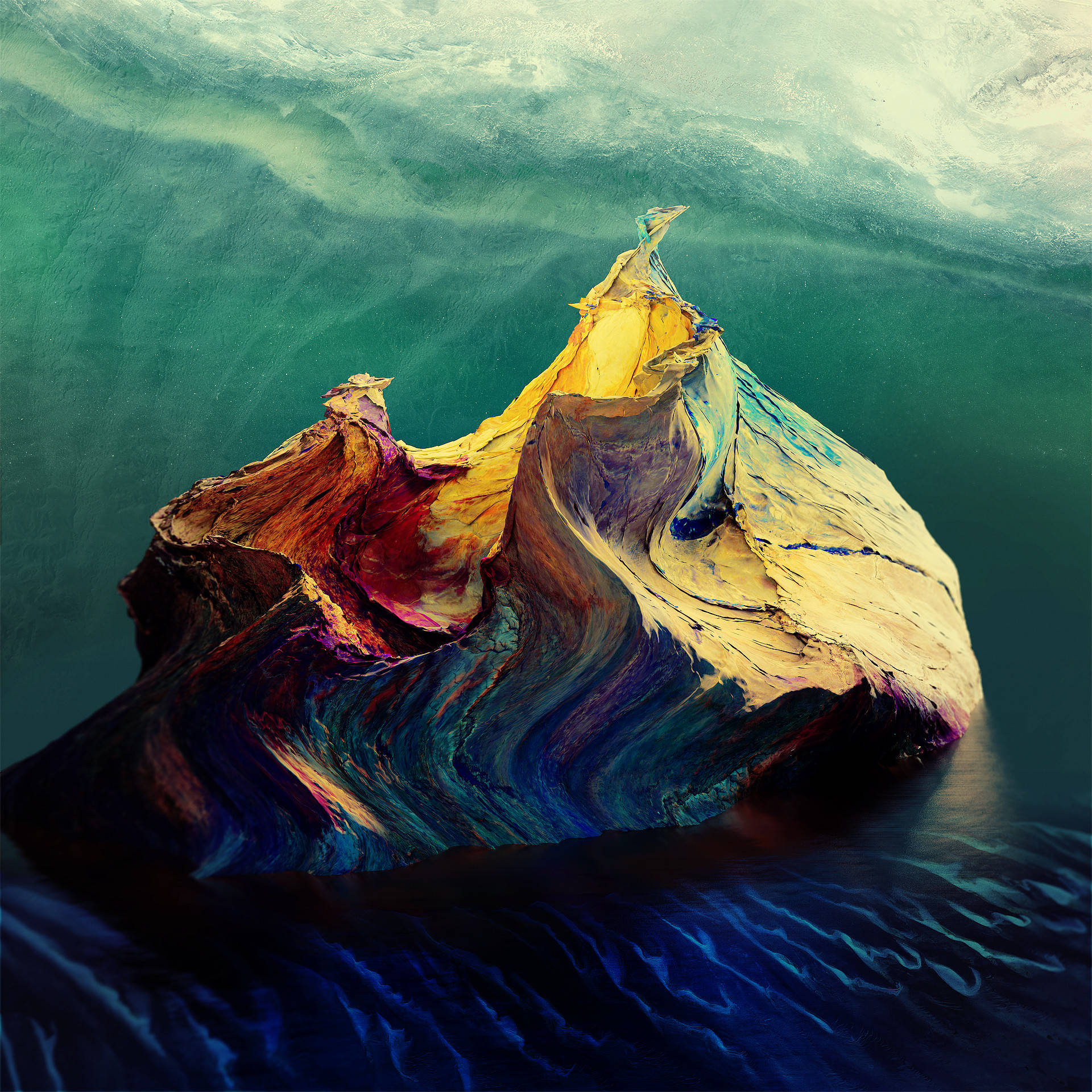 OnePlus Floating On Water Обои