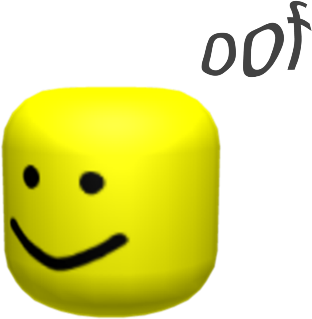 Графический эмодзи Oof из Roblox Обои