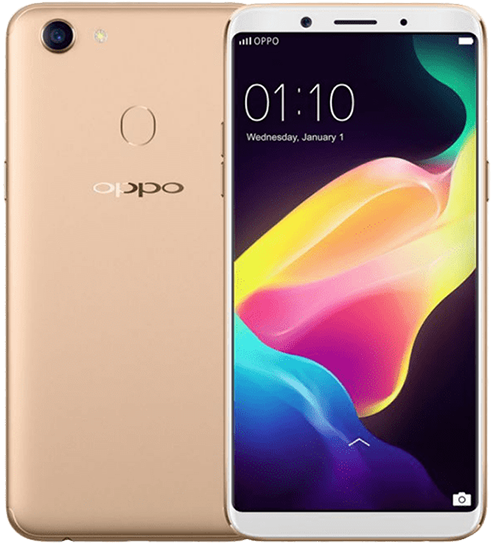 Смартфон Oppo спереди и сзади Обои