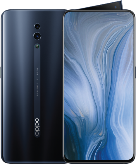 Смартфон Oppo с дизайном «Голубой мрамор» Обои