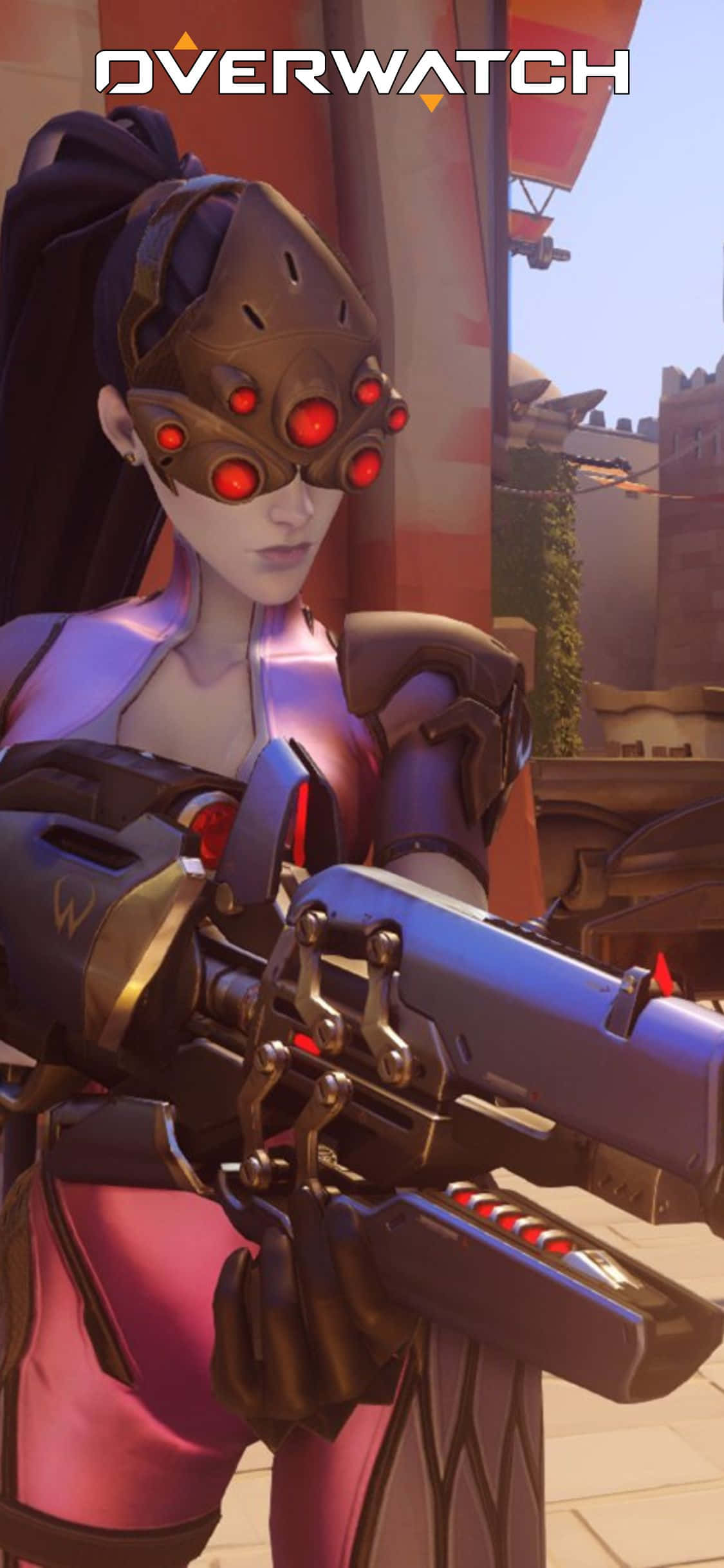 Overwatch на стильном iPhone X Обои