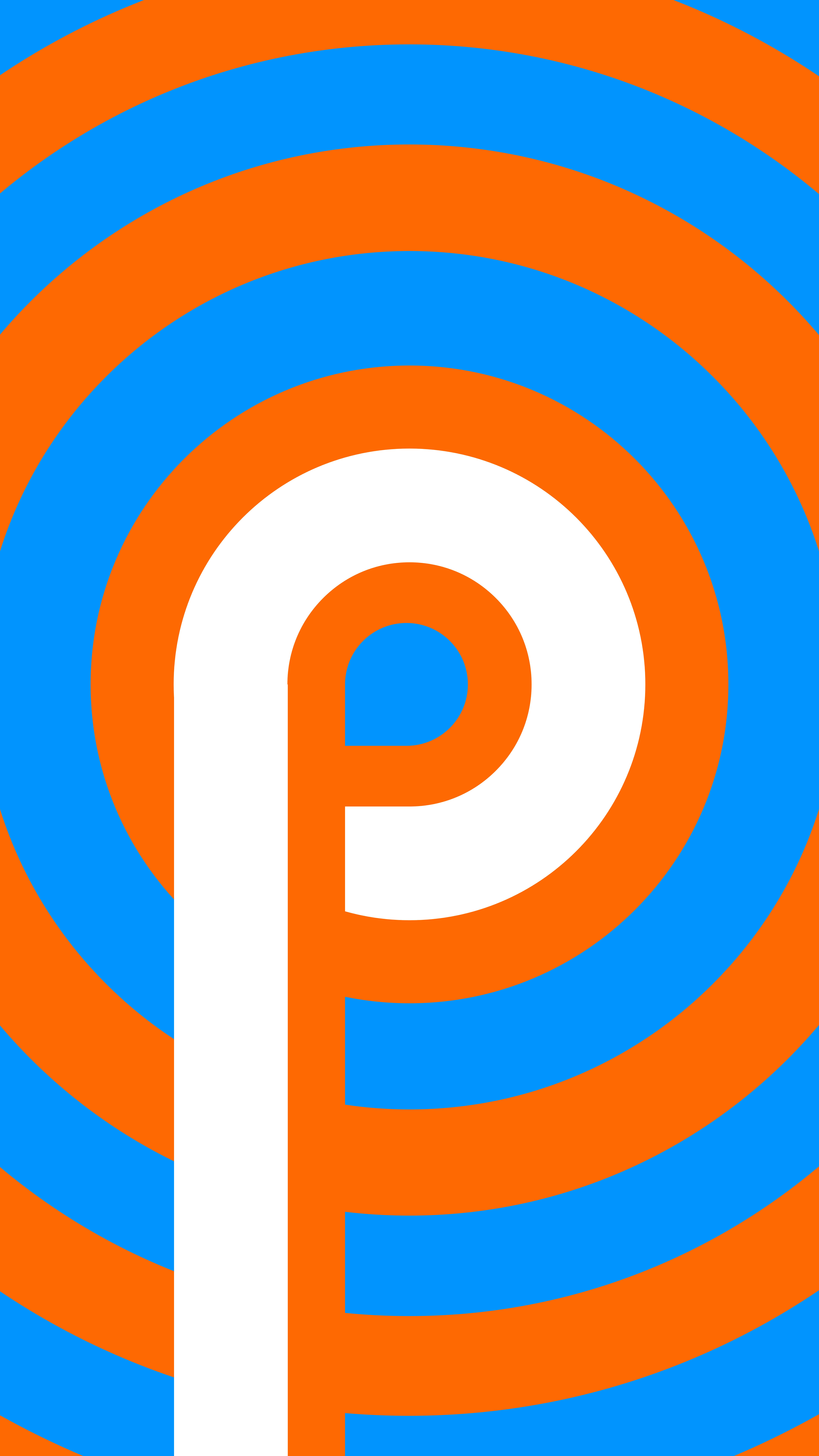 Буква P в кругах Обои