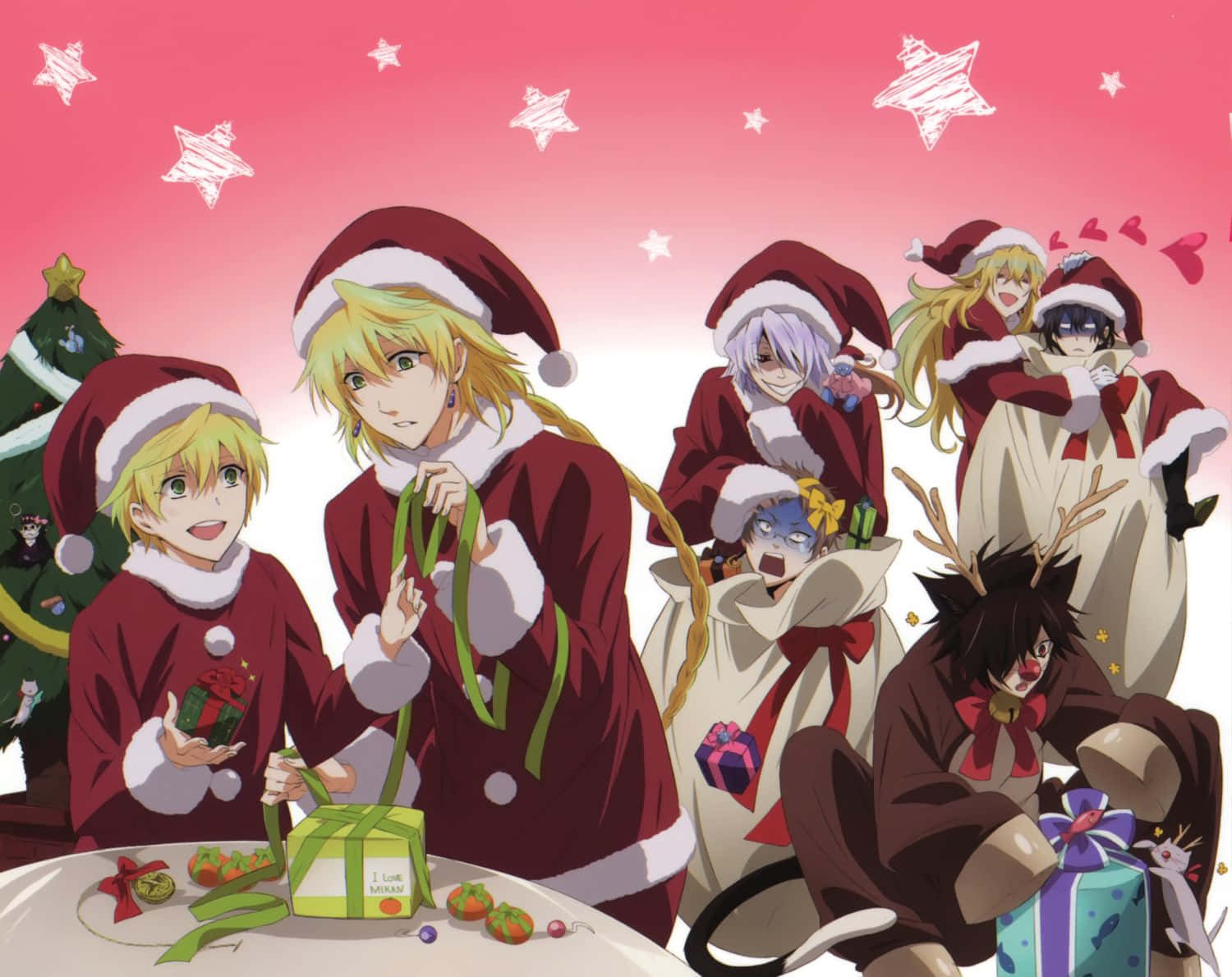 Рождественская аниме аватарка Pandora Hearts Обои