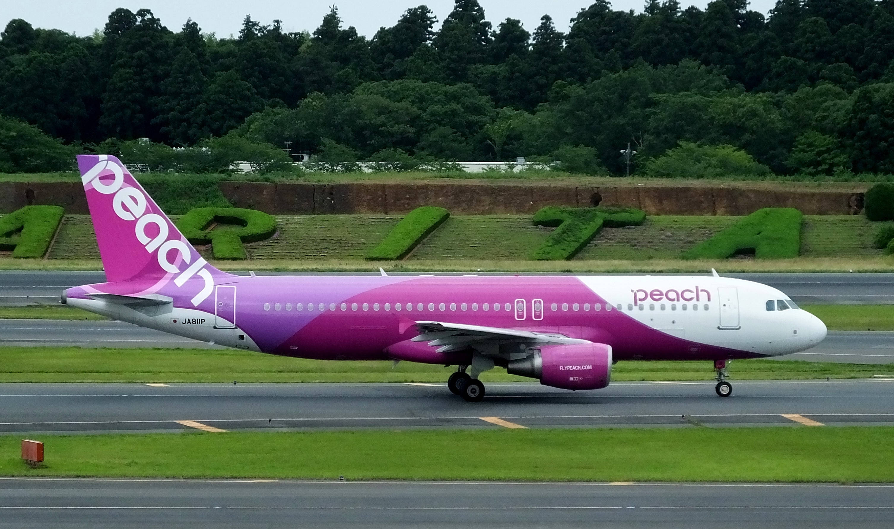 Peach Aviation в аэропорту Нарита Обои