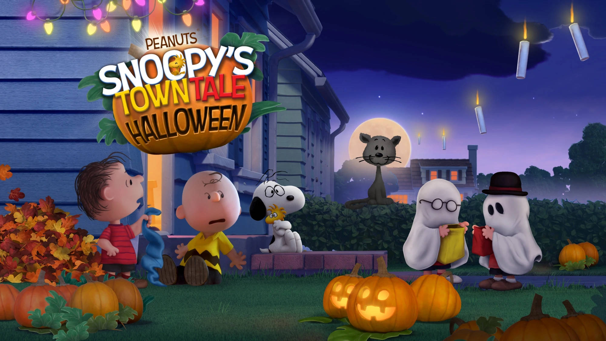 Чарли Браун и компания Peanuts на Хэллоуин Обои