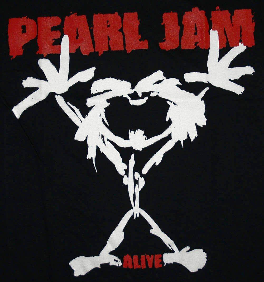 Логотип Pearl Jam в виде человечка Обои
