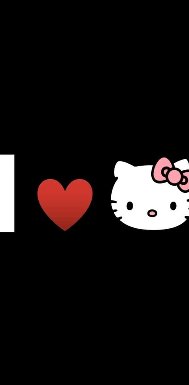 Я люблю PFP Hello Kitty Обои