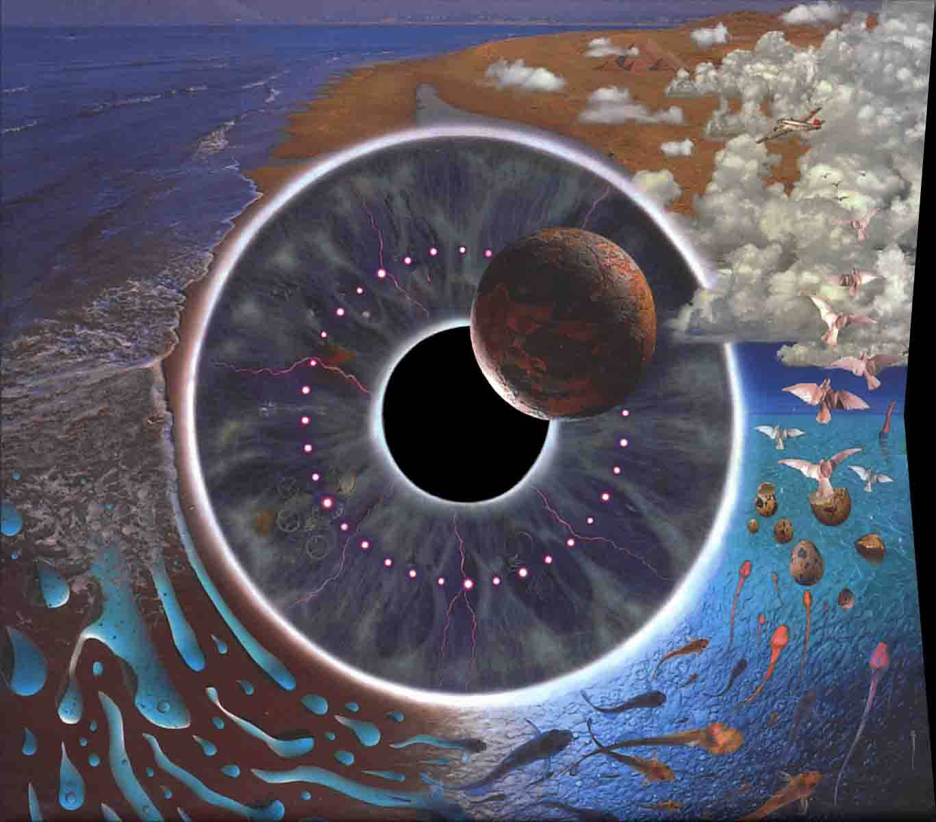 Pink Floyd 4K Pulse обложка альбома Обои