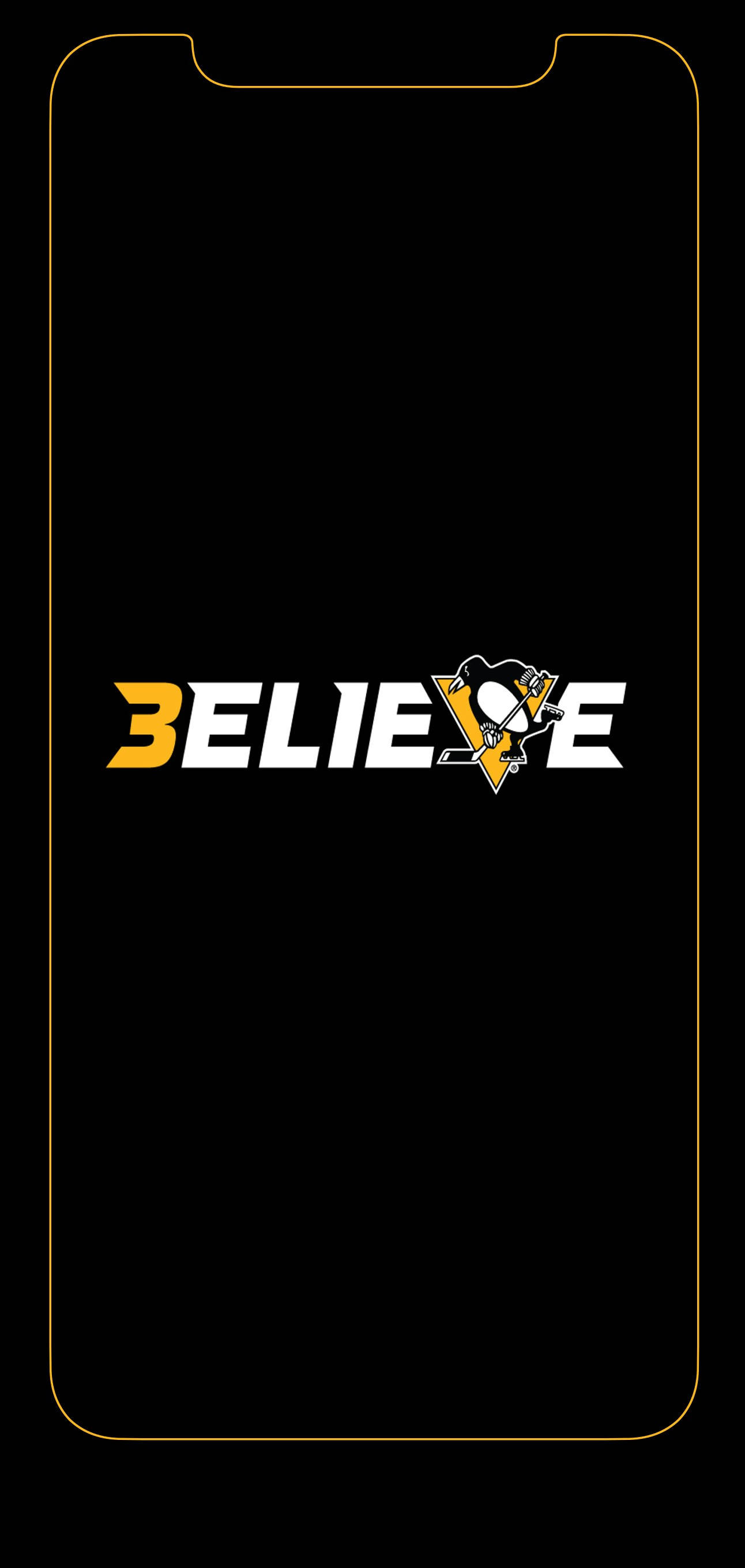 Pittsburgh Penguins Логотип Believe Обои