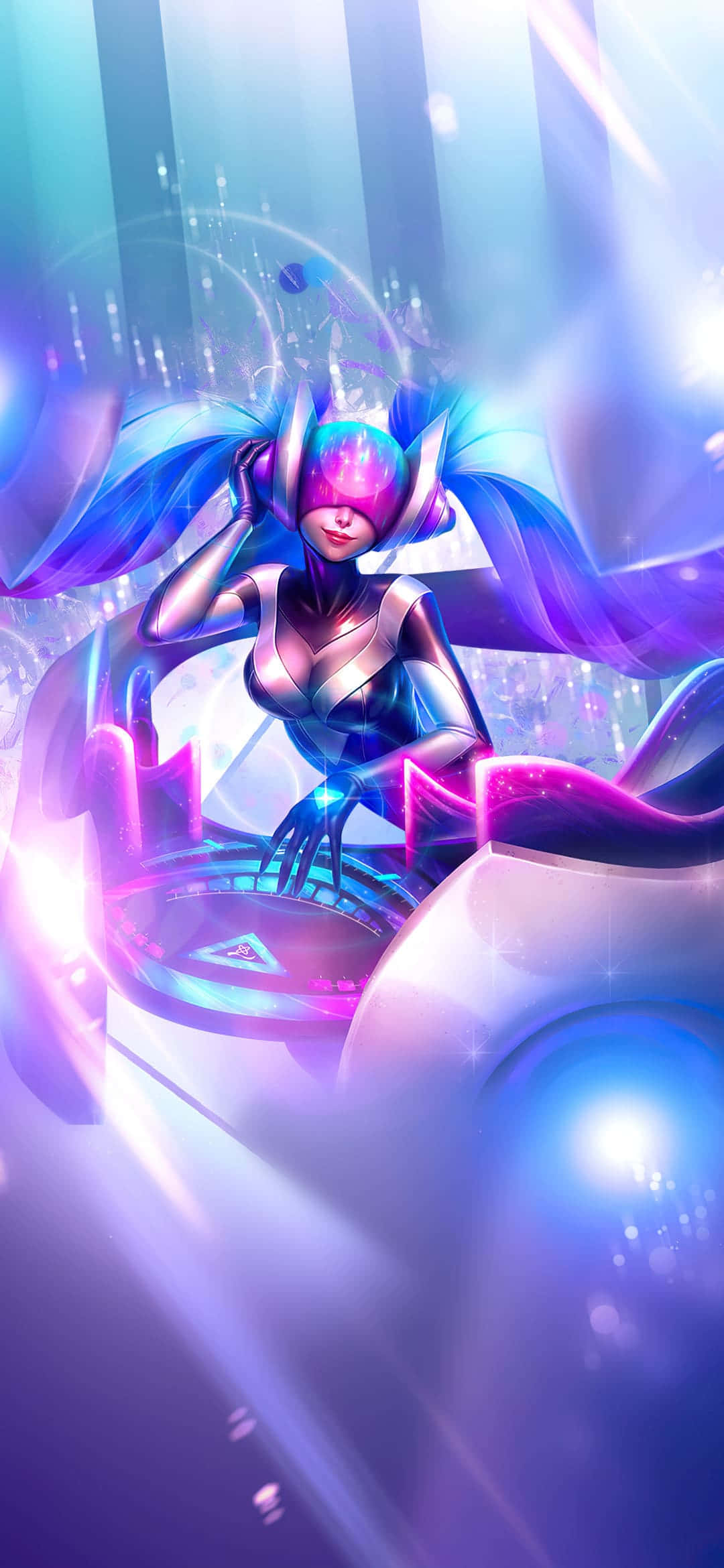 Pixel 3 фон League Of Legends и DJ Sona Обои