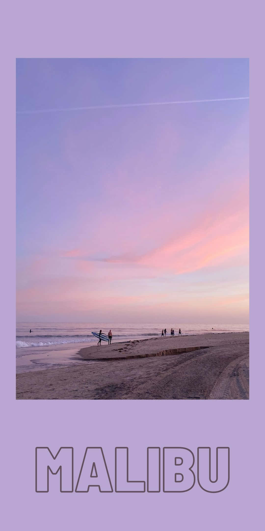 Лавандовый пляж Фото Pixel 3 Malibu Фон Обои