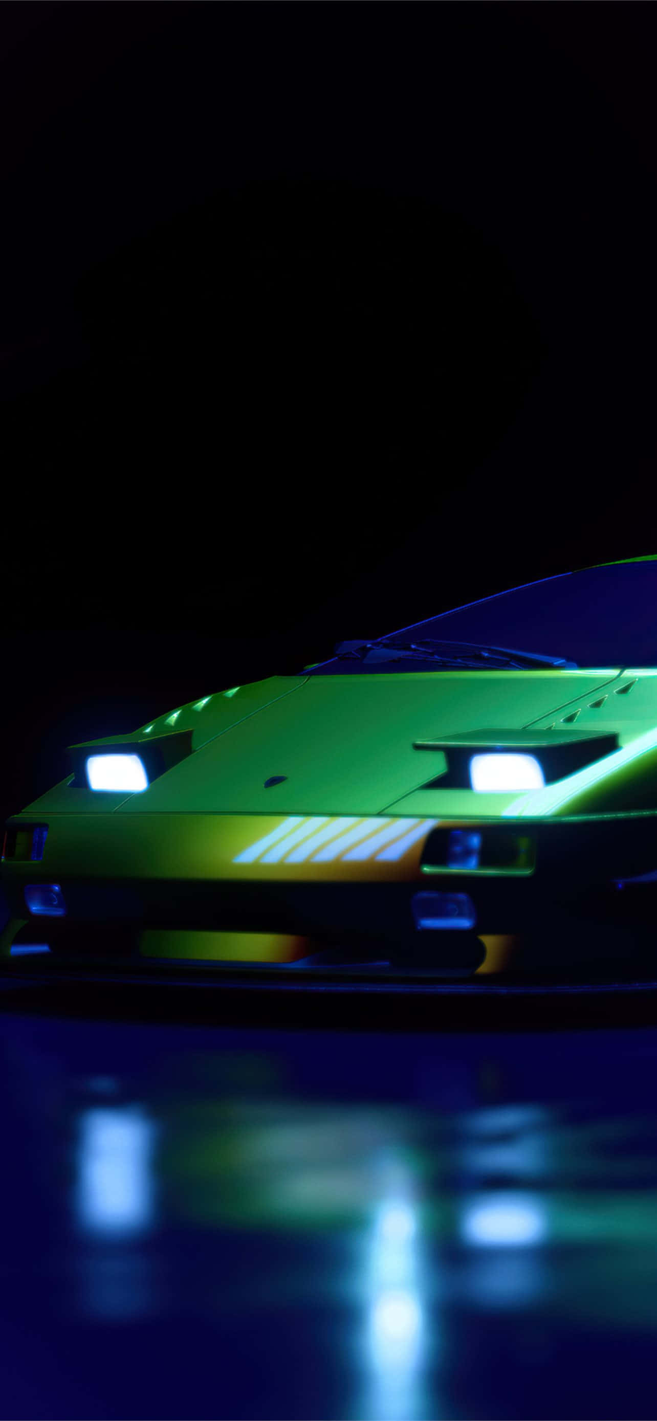 Pixel 3 Need For Speed фон темно-желтый Lamborghini Обои