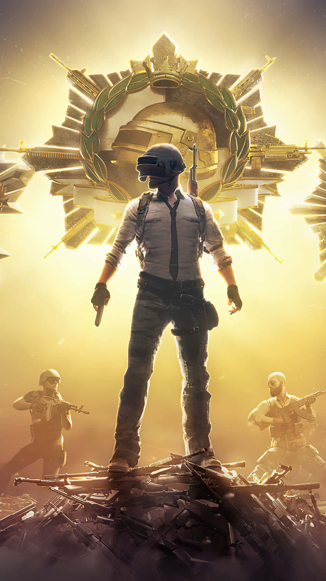 Портретный постер дизайн Pixel 3 Playerunknown's Battlegrounds фон Обои