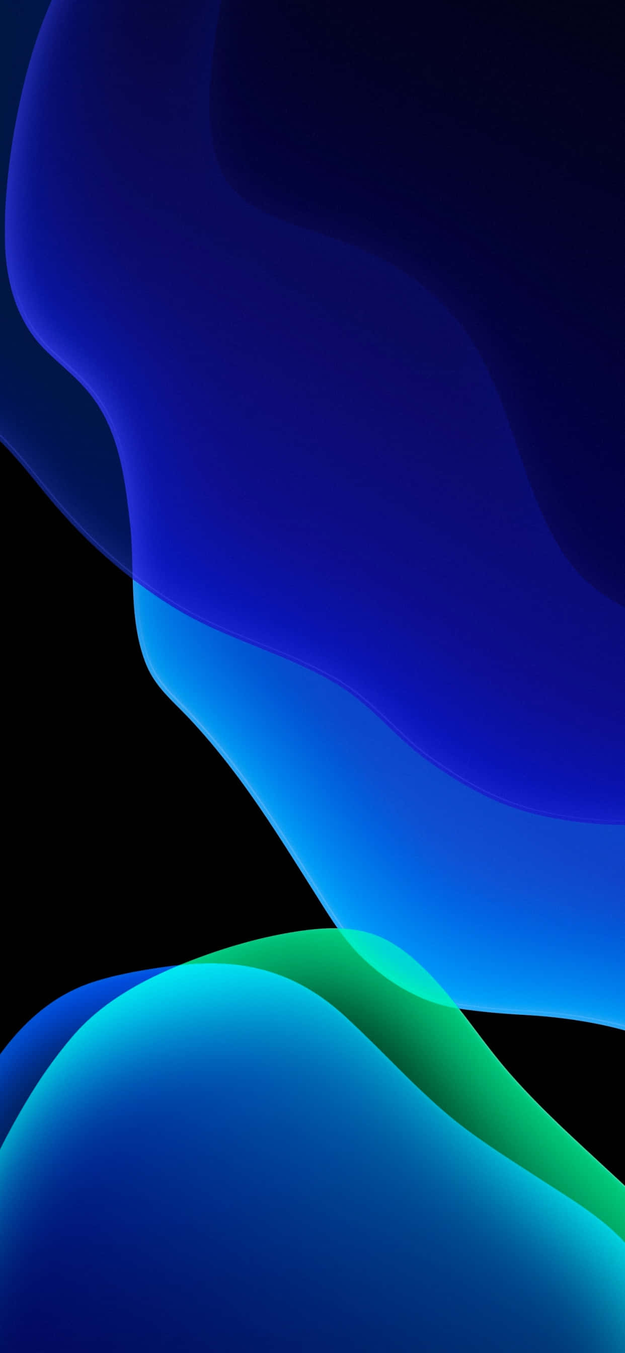 Сине-черный фон Pixel 3XL AMOLED Обои