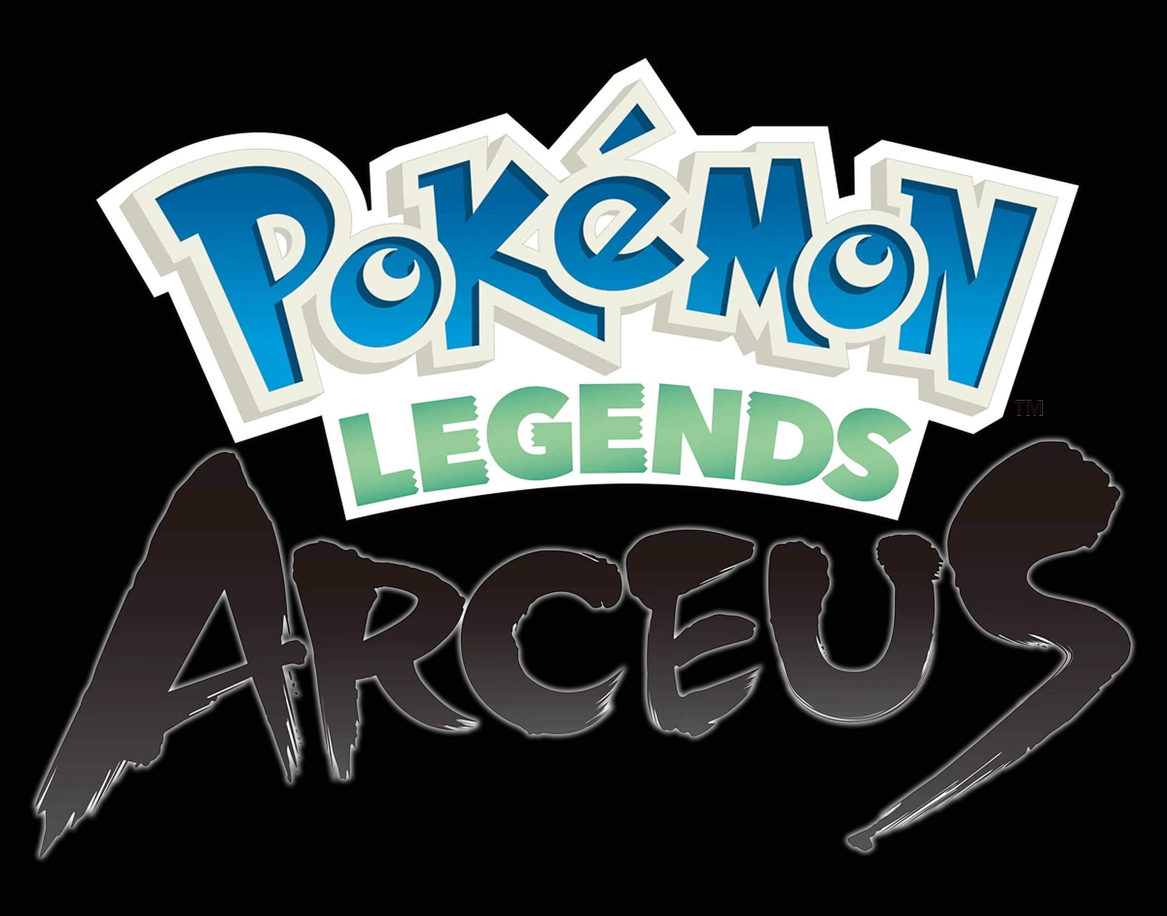 Черный постер Pokemon Legends Arceus Обои