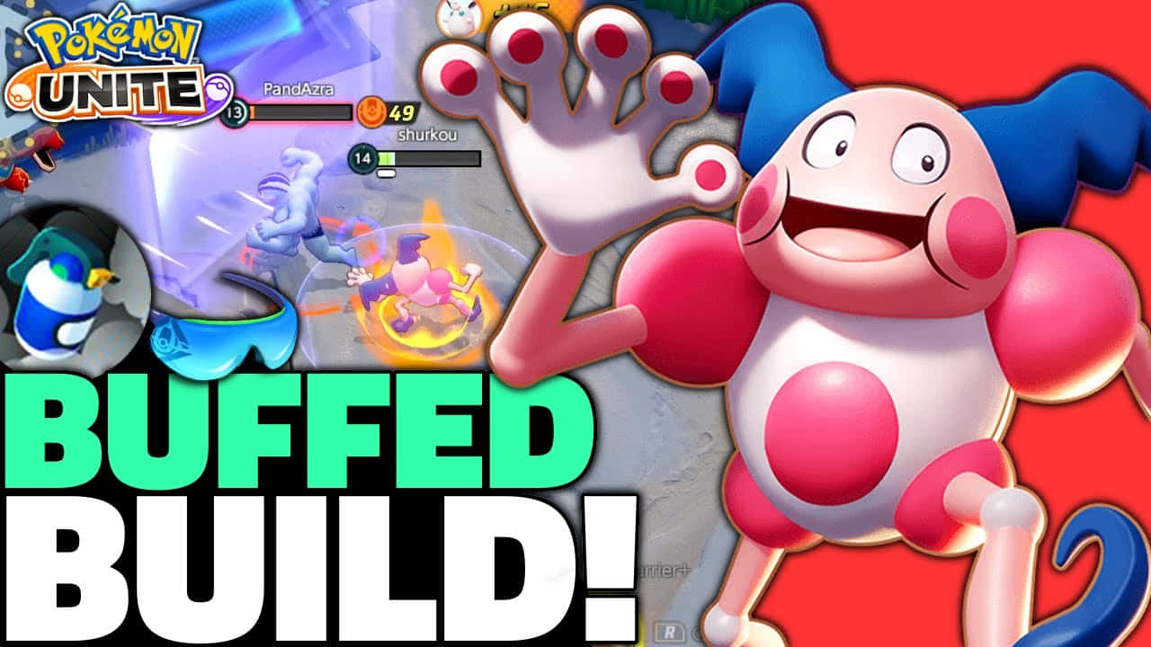 Тренируйтесь с Мимом в новой игре Pokemon Unite! Обои