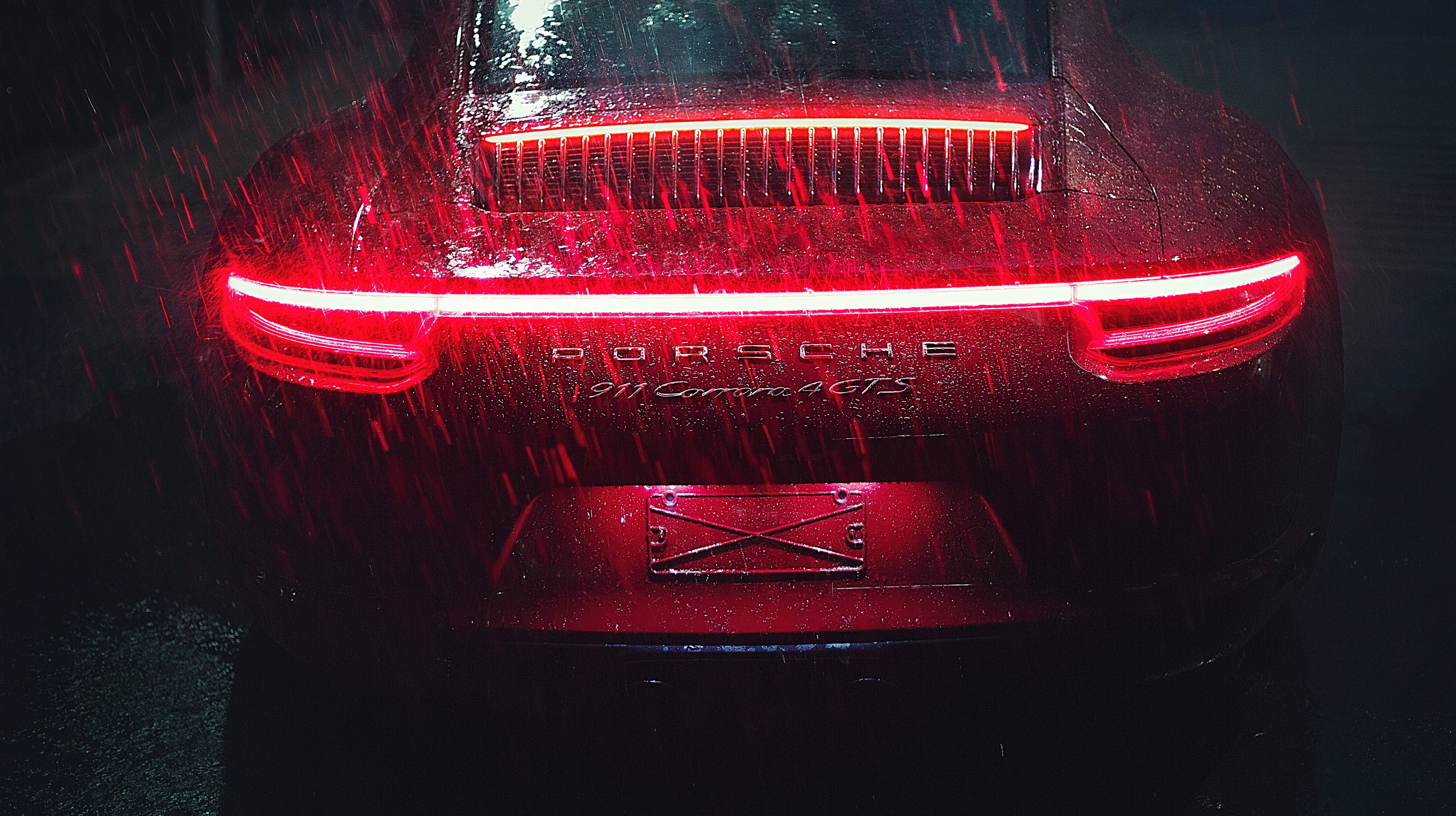 Porsche Самый красивый дождь Обои