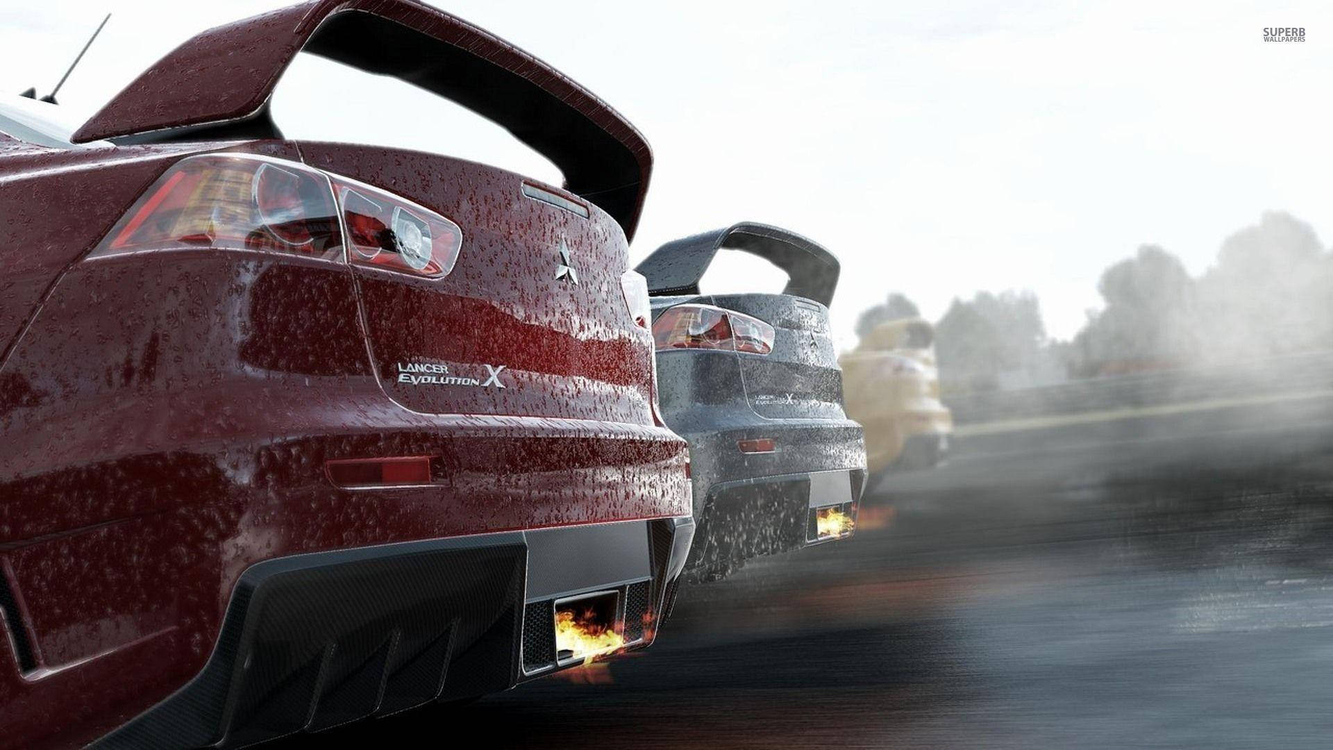 Красный автомобиль в разрезе из Project Cars Обои