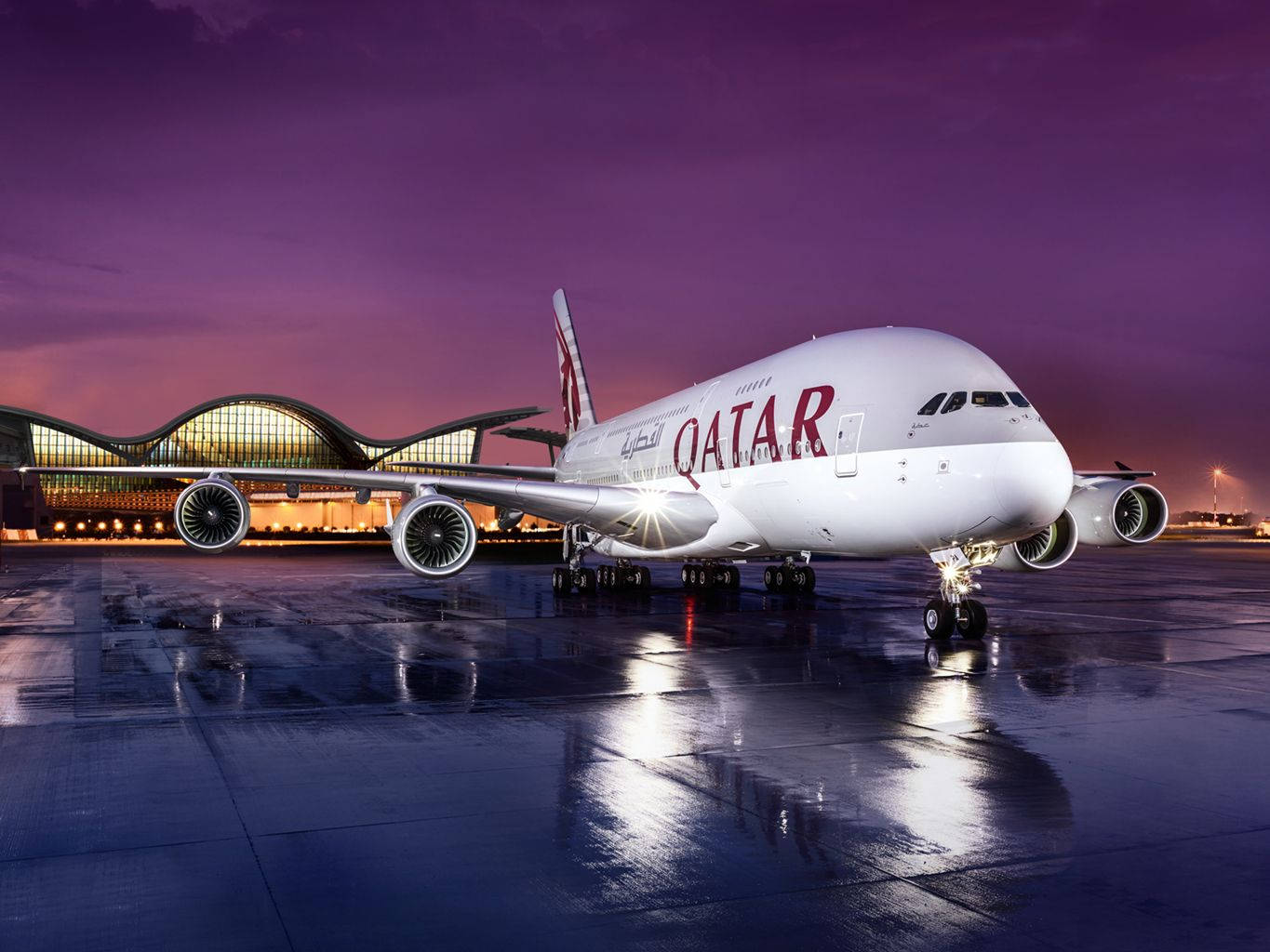 Qatar Airways готов к взлету Обои