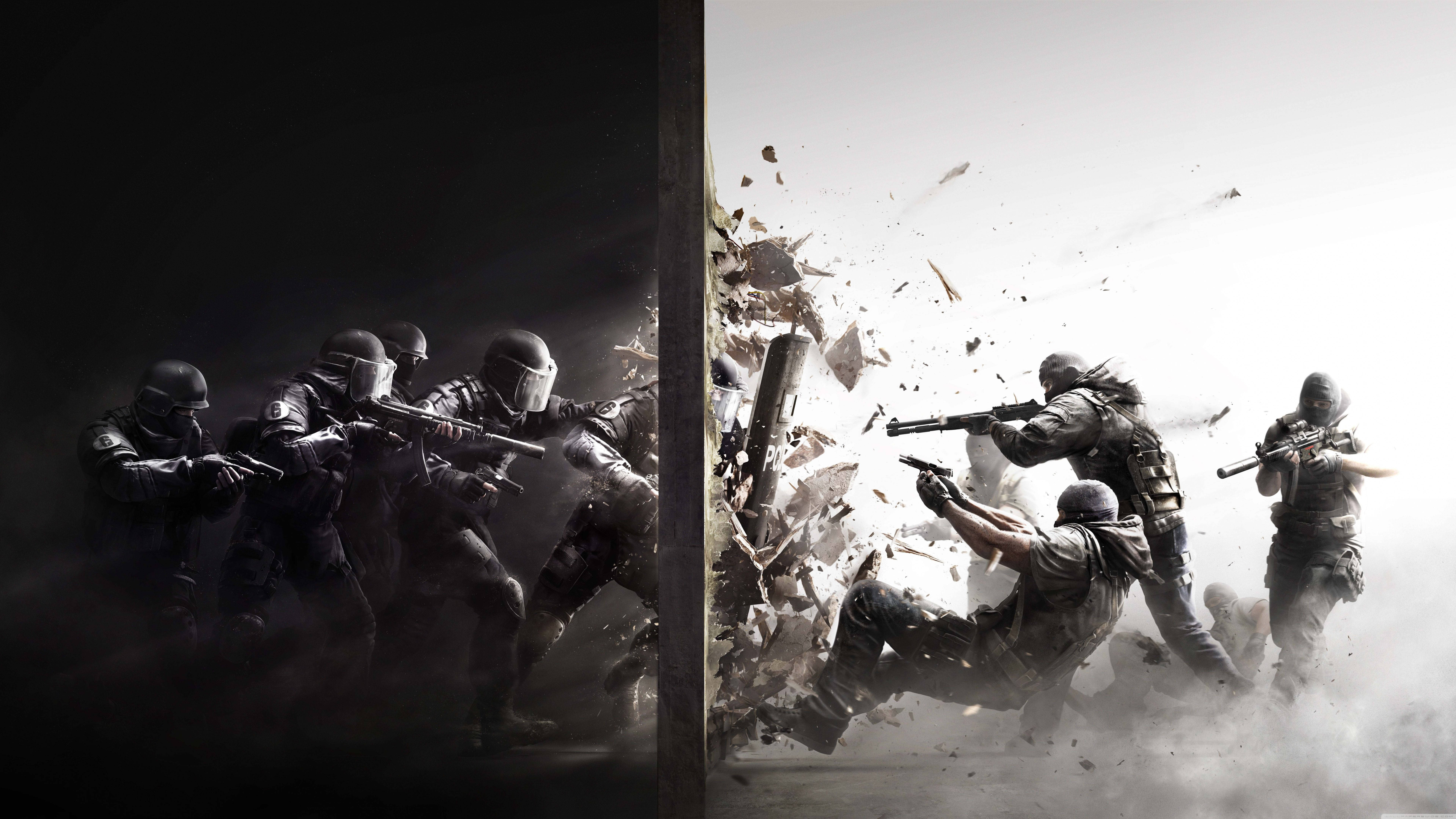 Rainbow Siege 8K для гейминга Обои