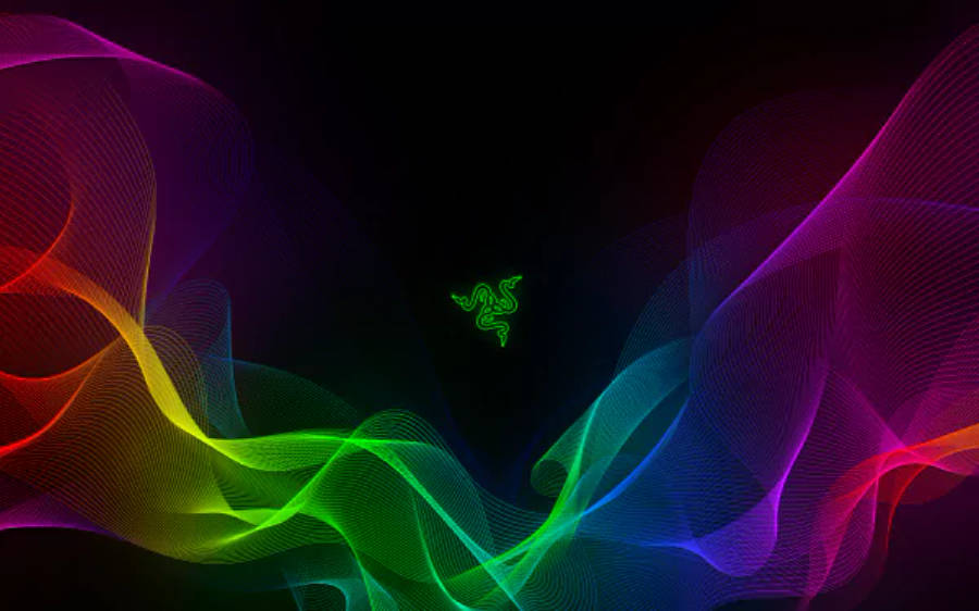 Неоновые оттенки Razer 4K Обои