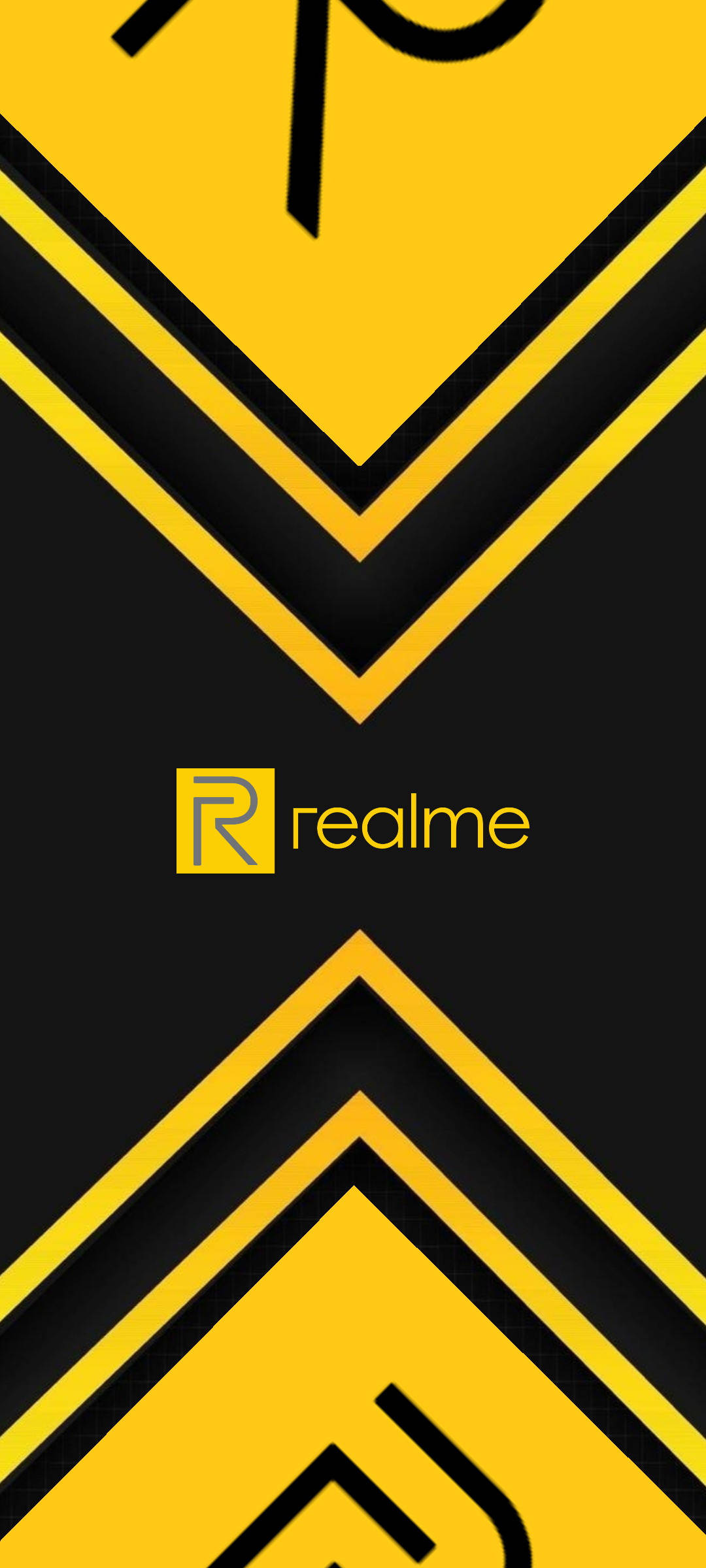 Логотип Realme с двумя точками Обои