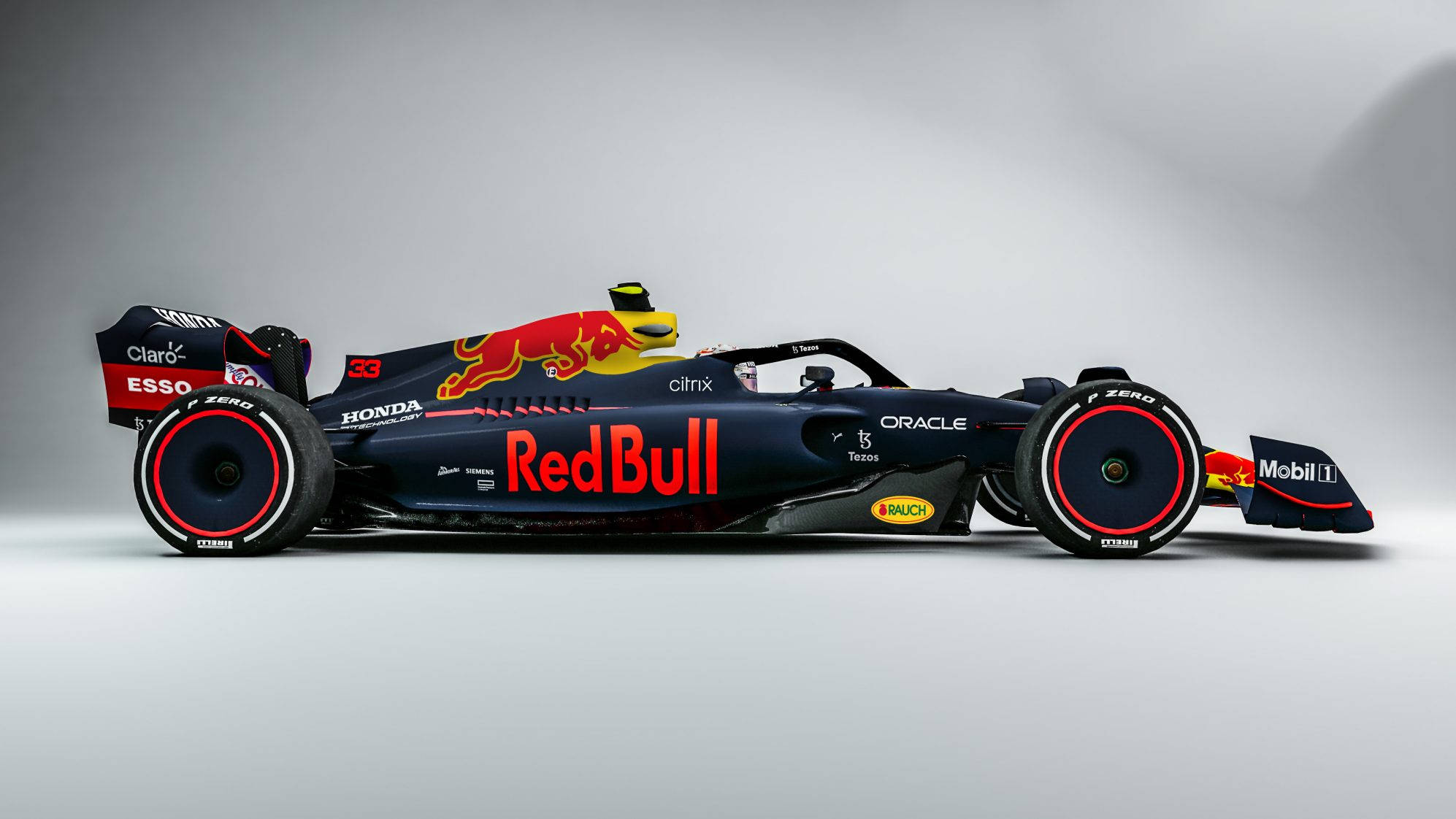 Головокружительная скорость - Red Bull F1 в действии Обои