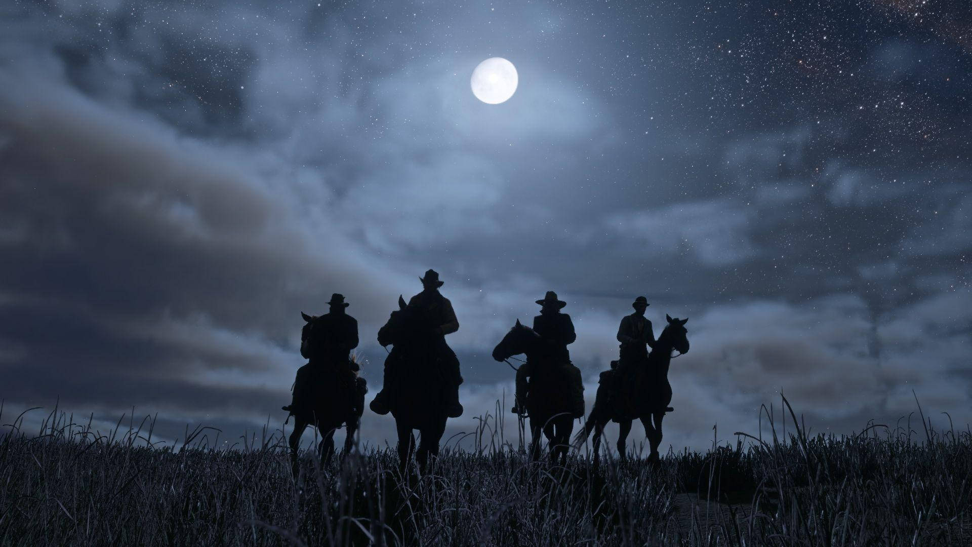 Red Dead Redemption 2 4K Ночь