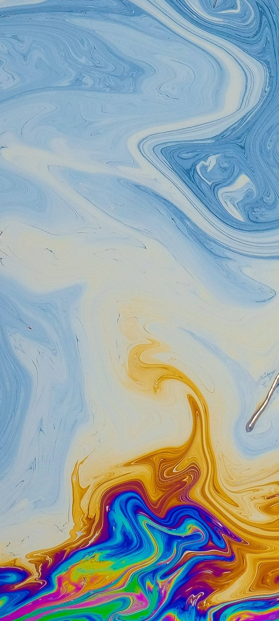 Redmi Note 10 Цветное масло на воде Обои