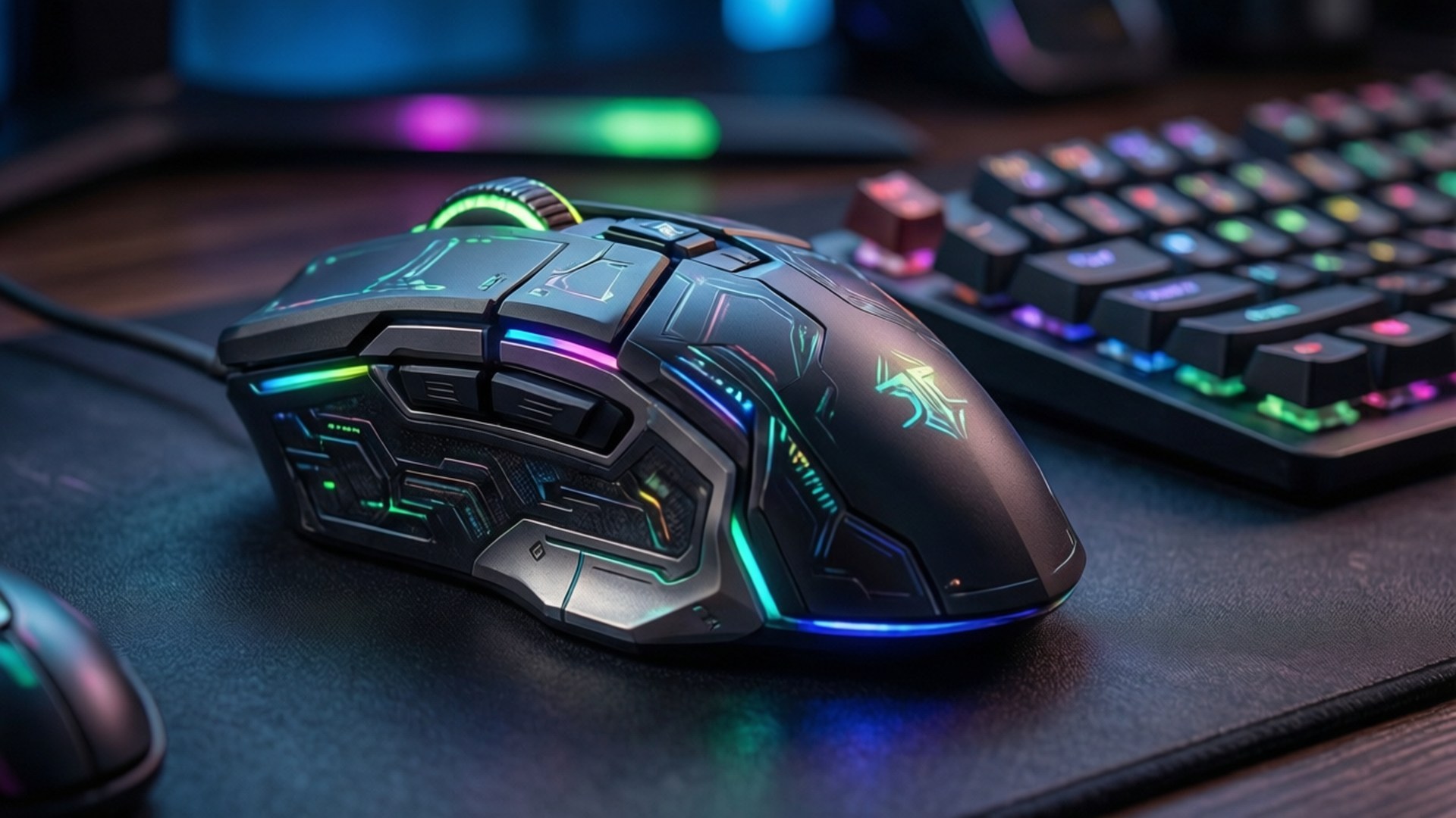RGB мышь и клавиатура Обои