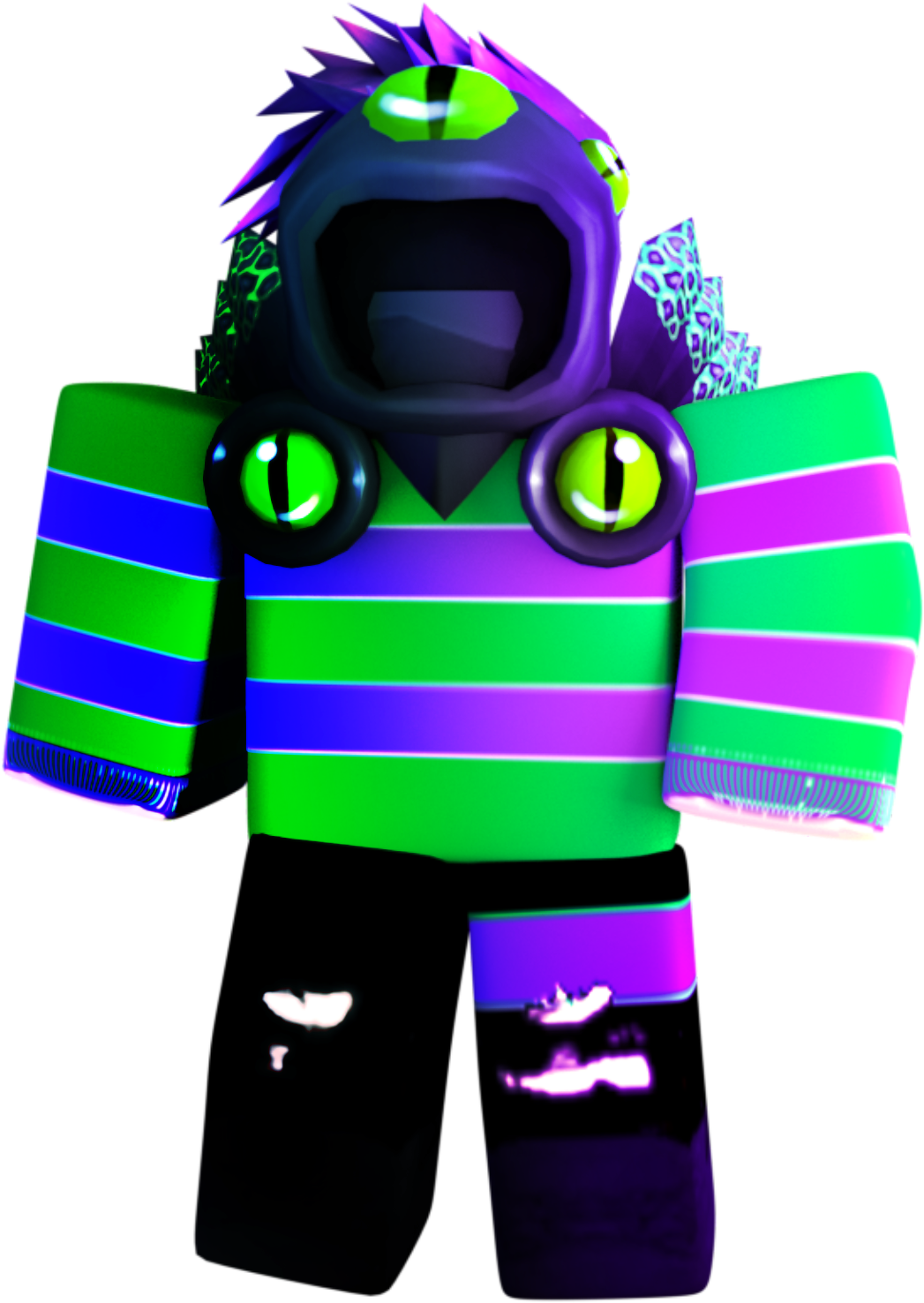 Красочный рендер персонажа Roblox Обои