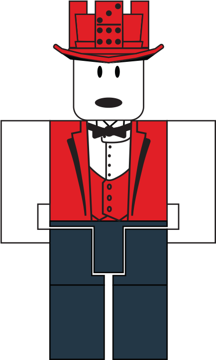 Персонаж Roblox в официальном наряде Обои